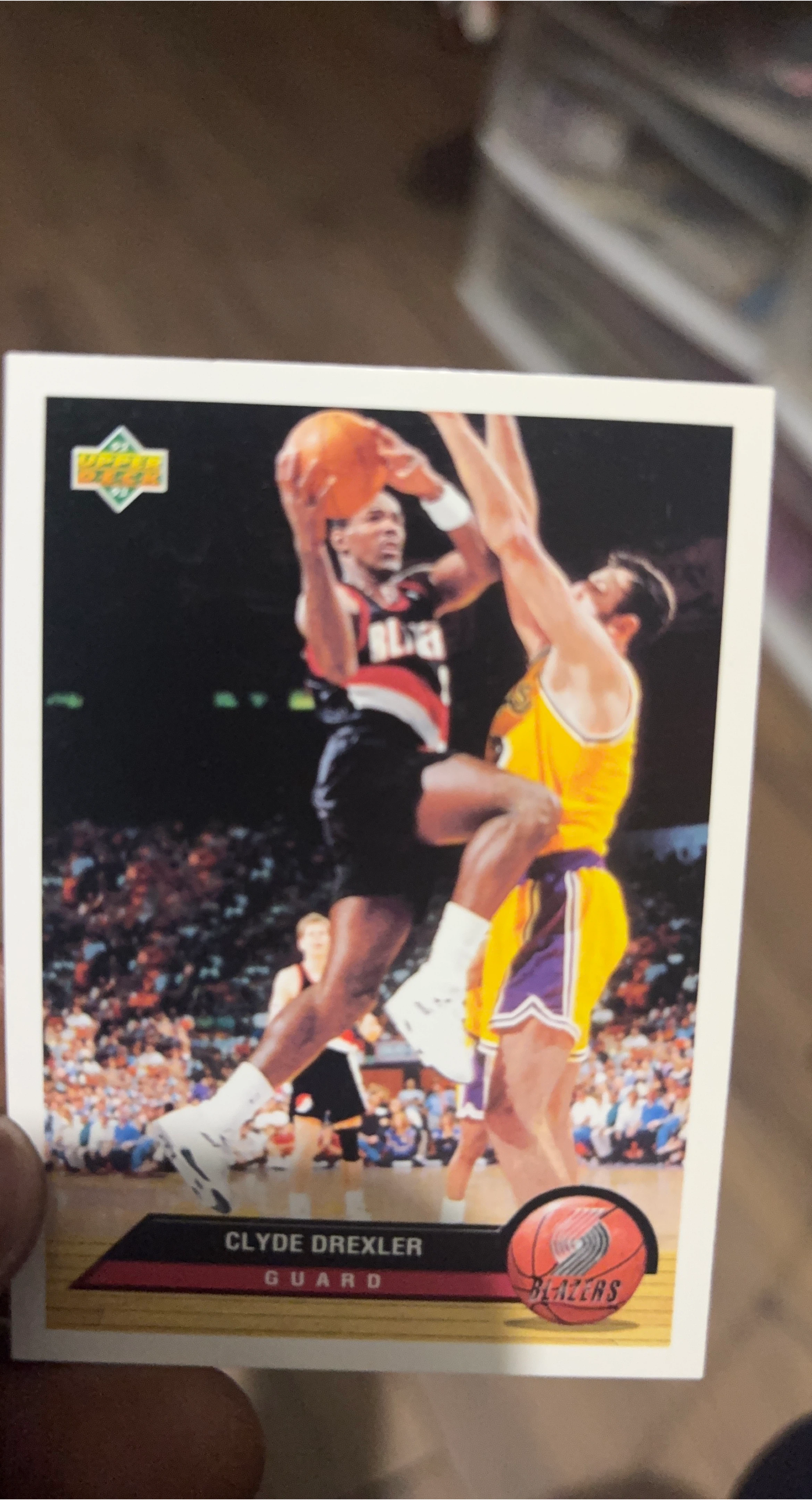 Upper Deck Clyde Drexler Basketball Card