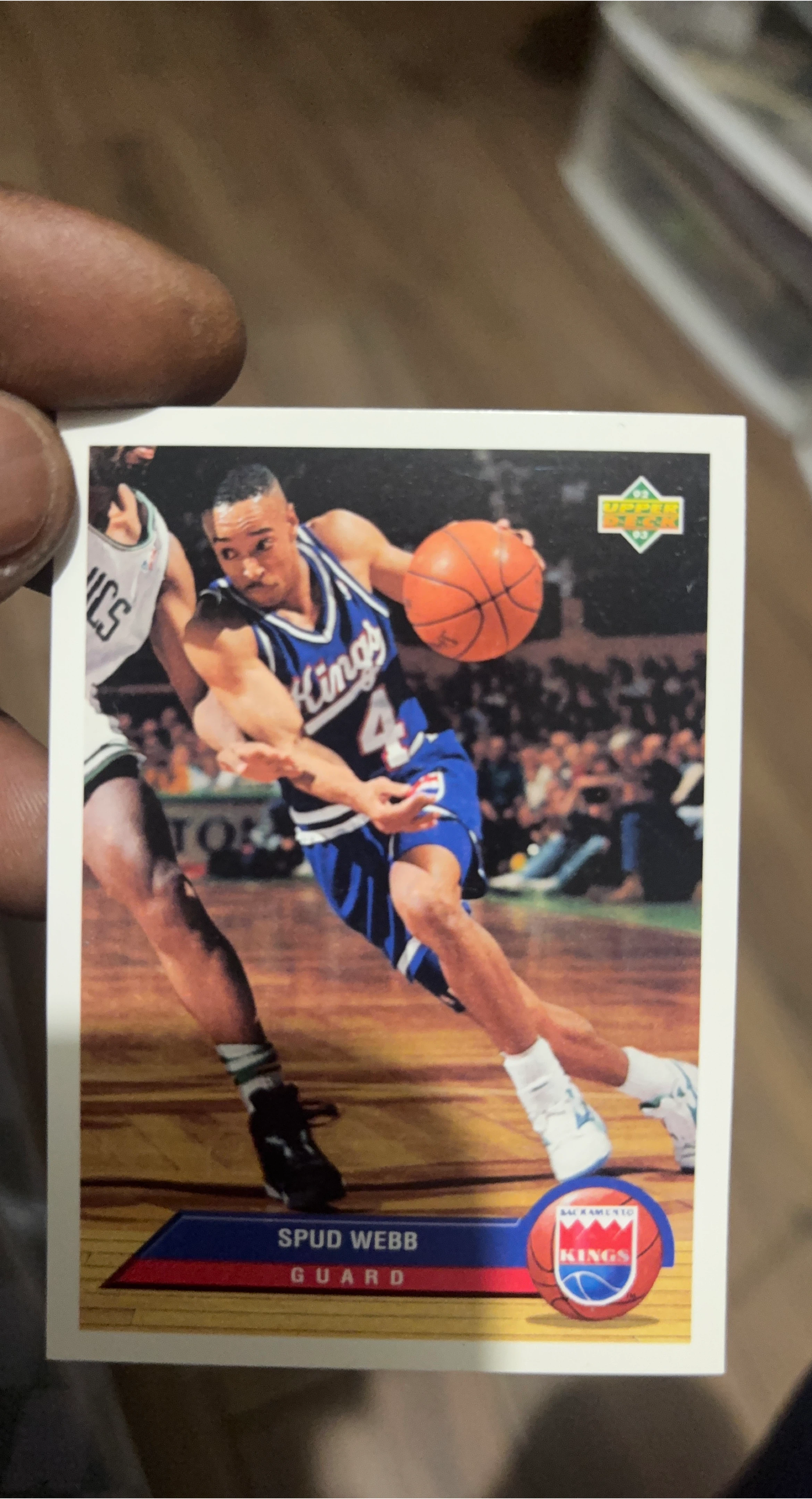 1992 Upper Deck Spud Webb Trading Card