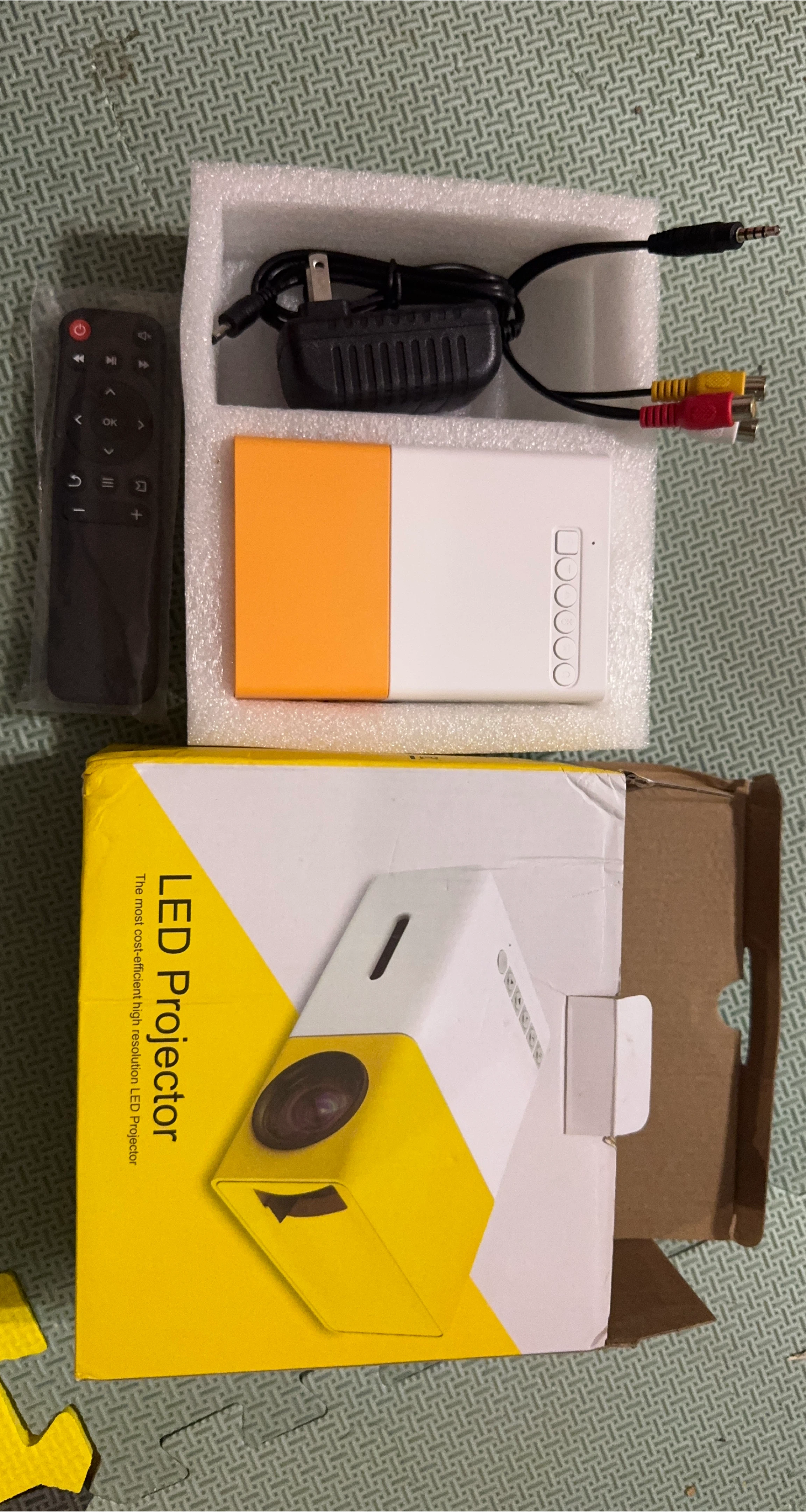 LED Projector with Remote