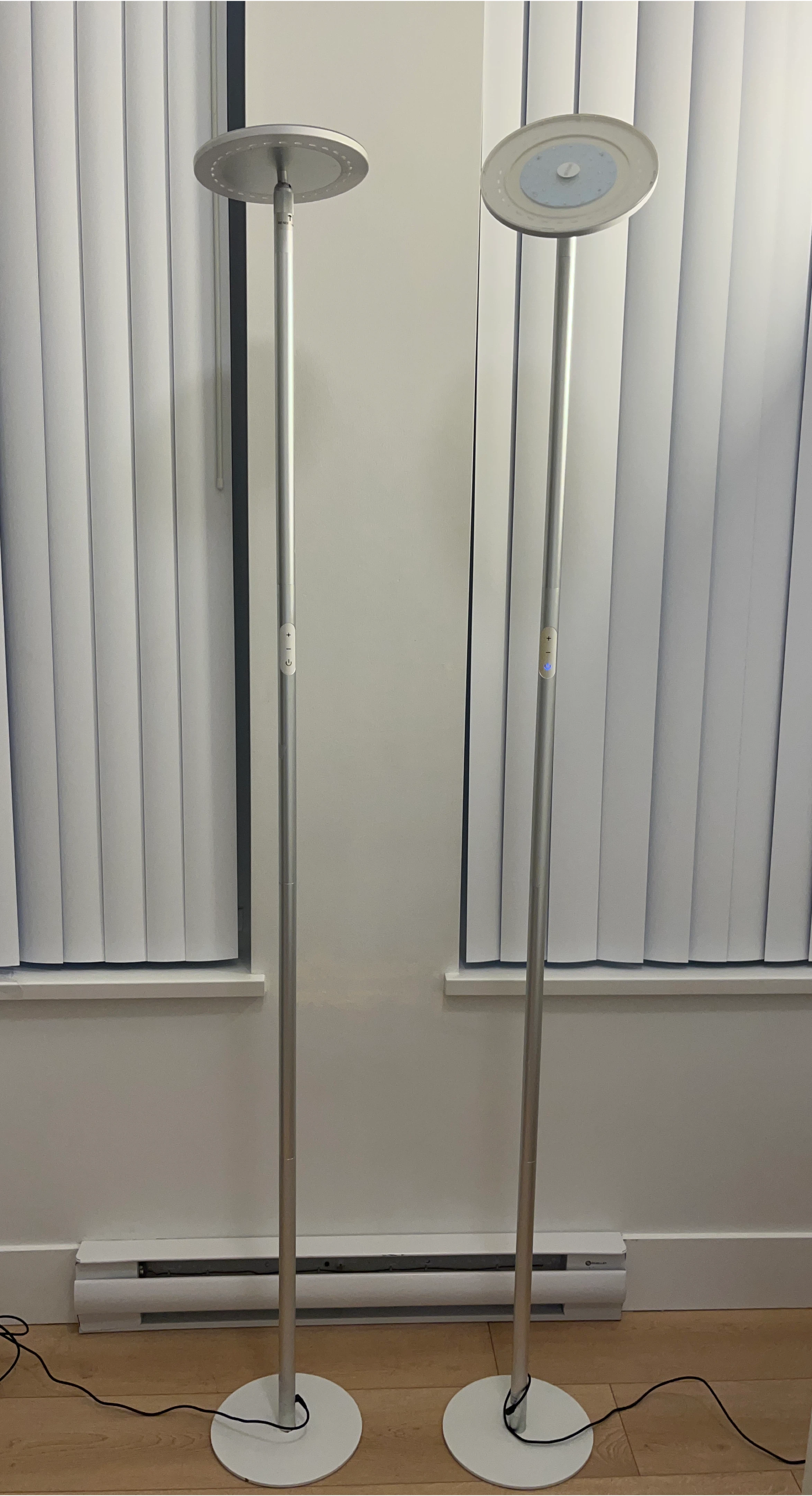 Pair of Modern LED Floor Lamps