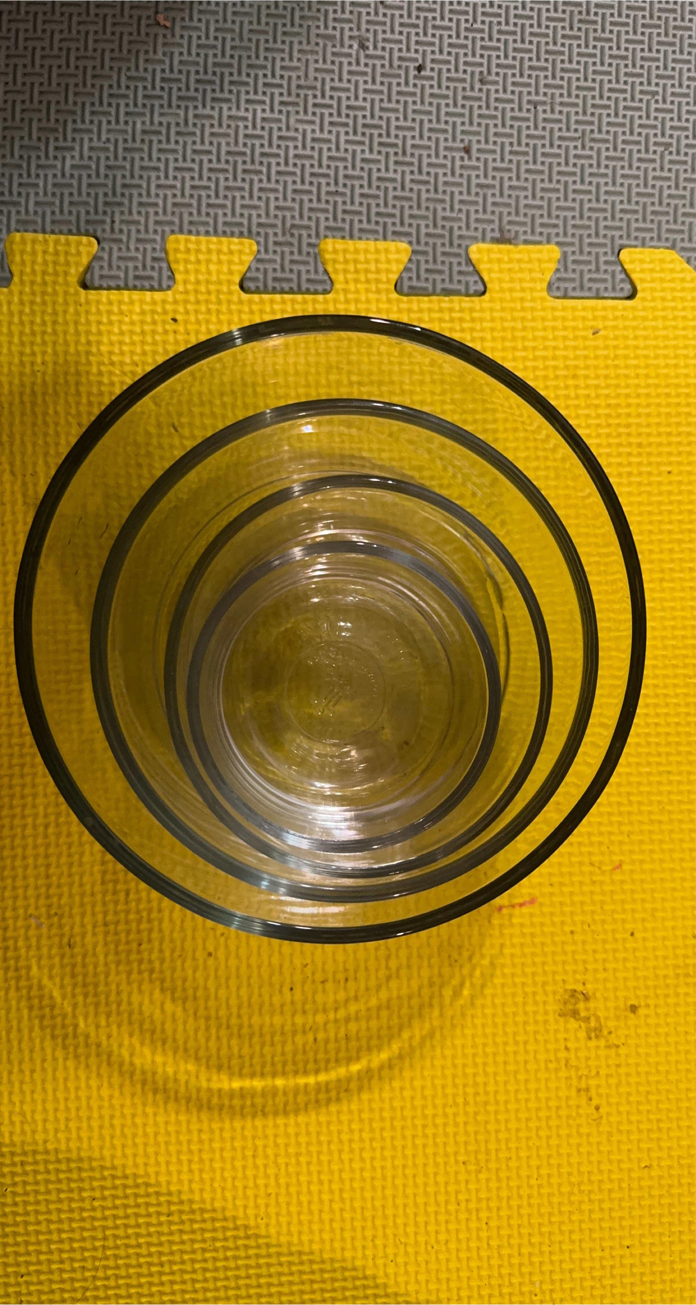 Clear Glass Tumblers (Set of 4)