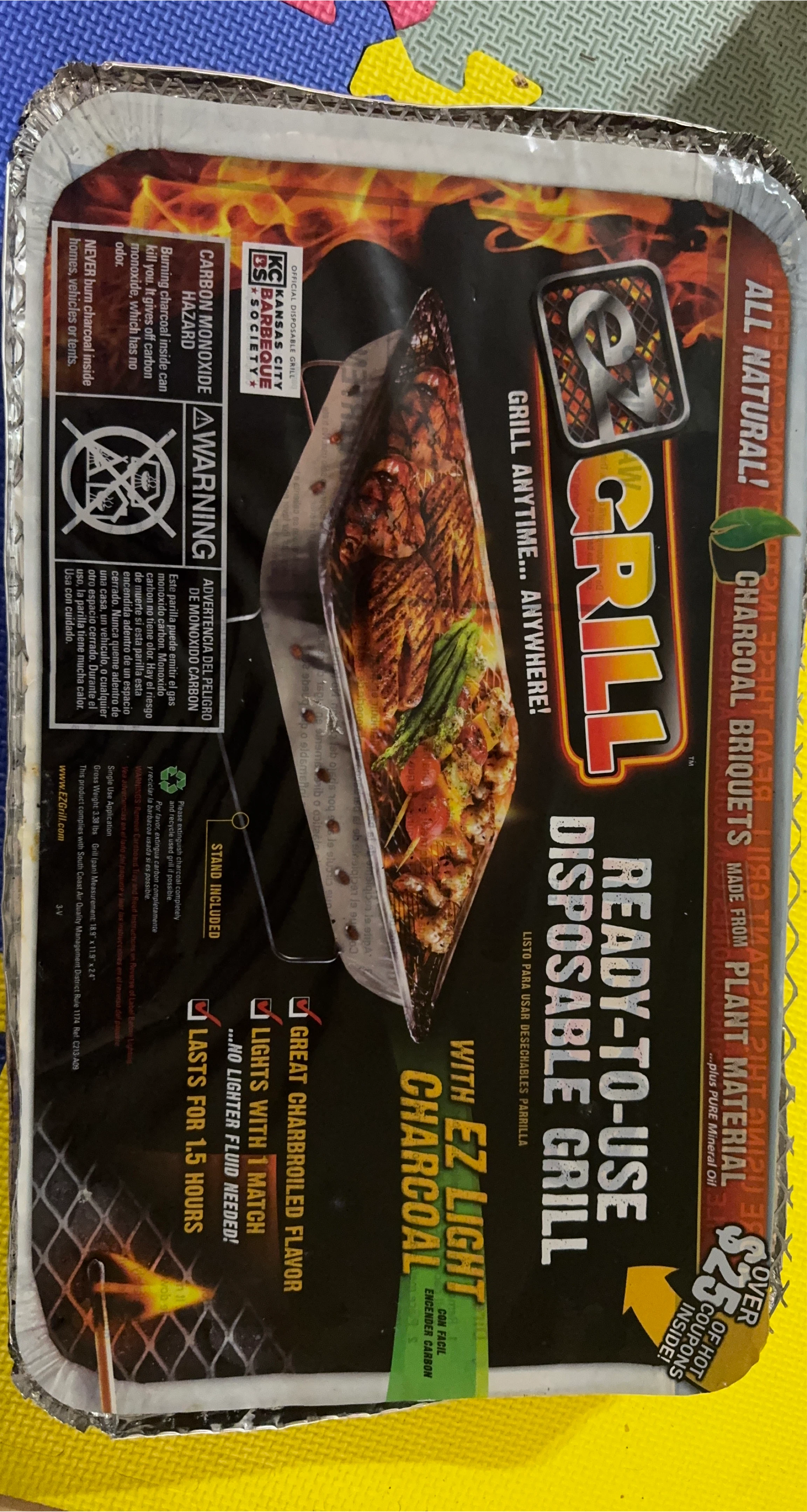 S2 Grill Ready-to-Use Disposable Grill