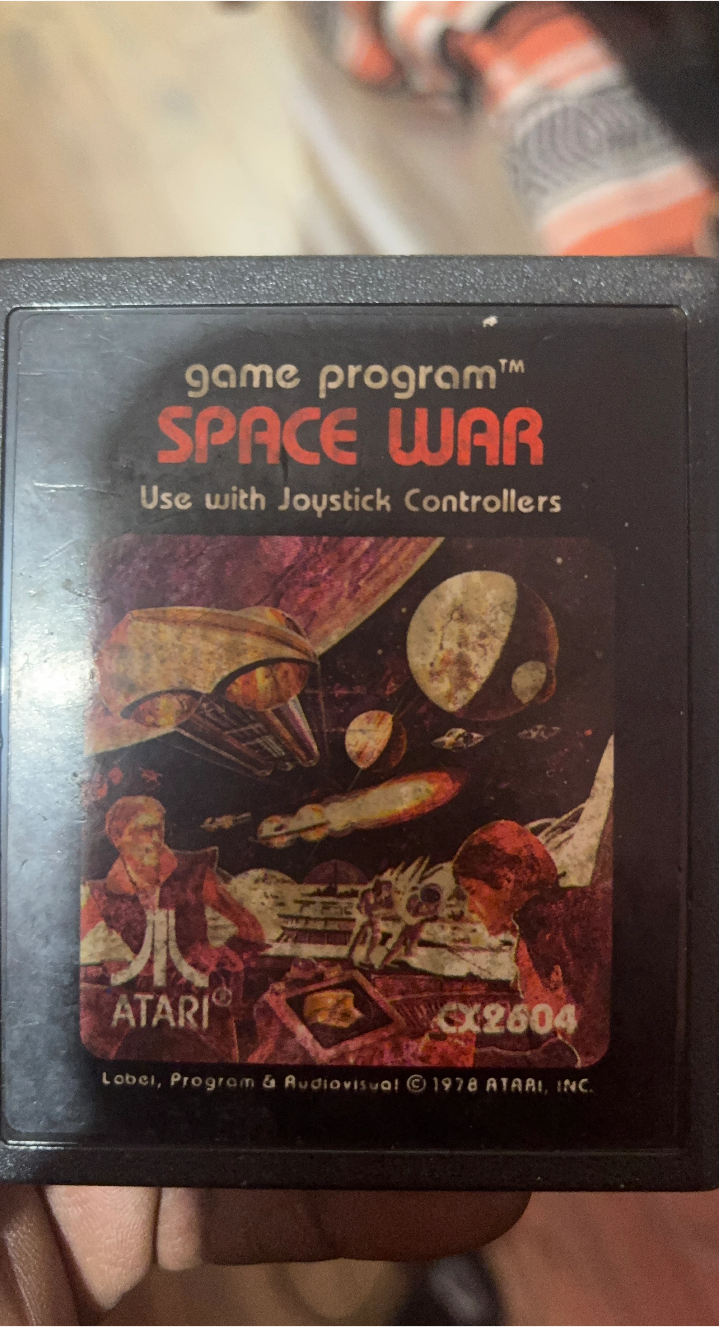 Atari Space War CX2604 Video Game Cartridge