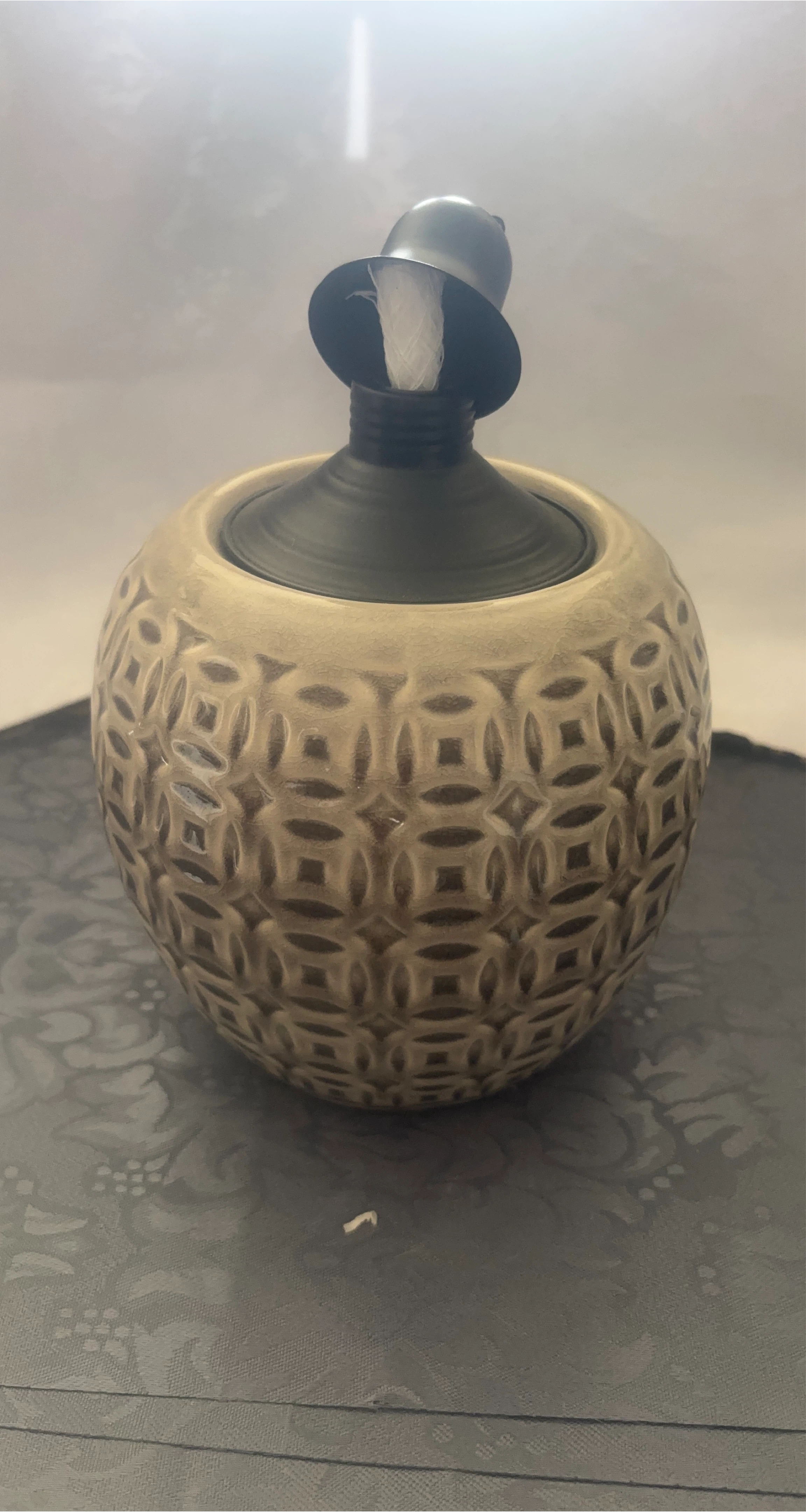 Decorative Ceramic Oil Lamp