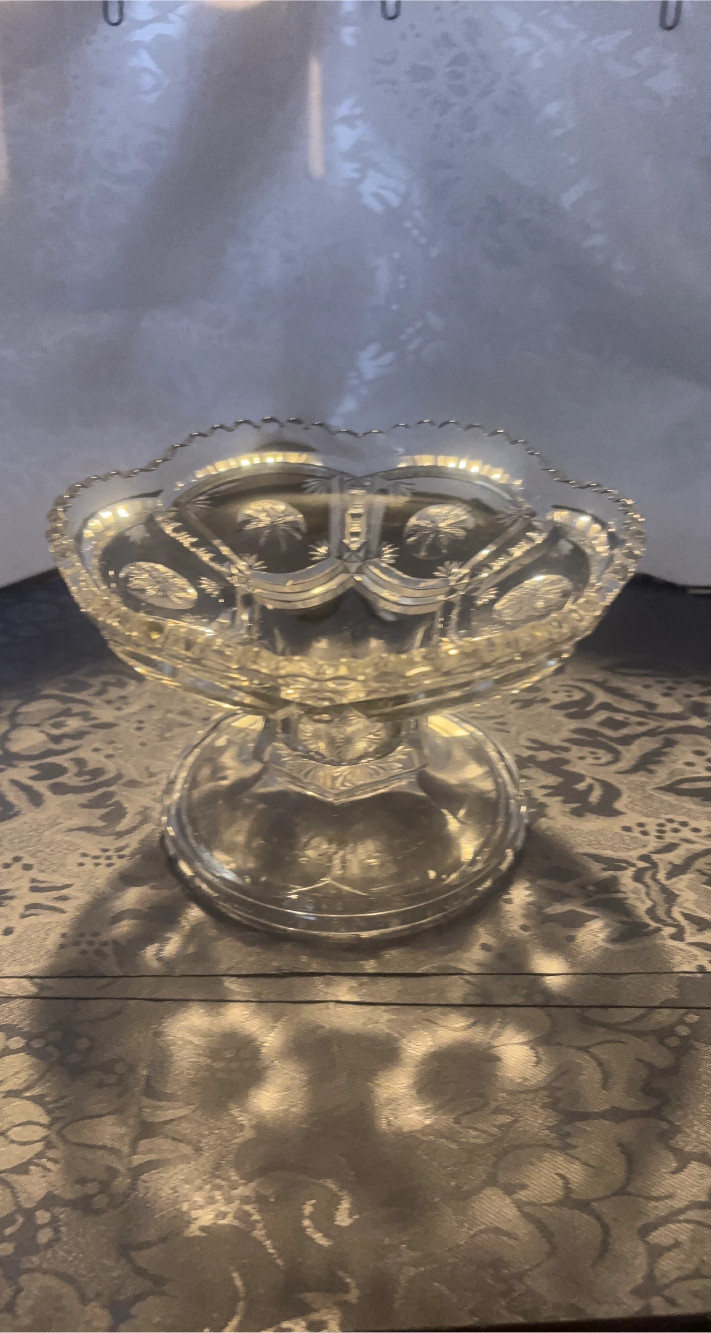 Glass Pedestal Candy Dish