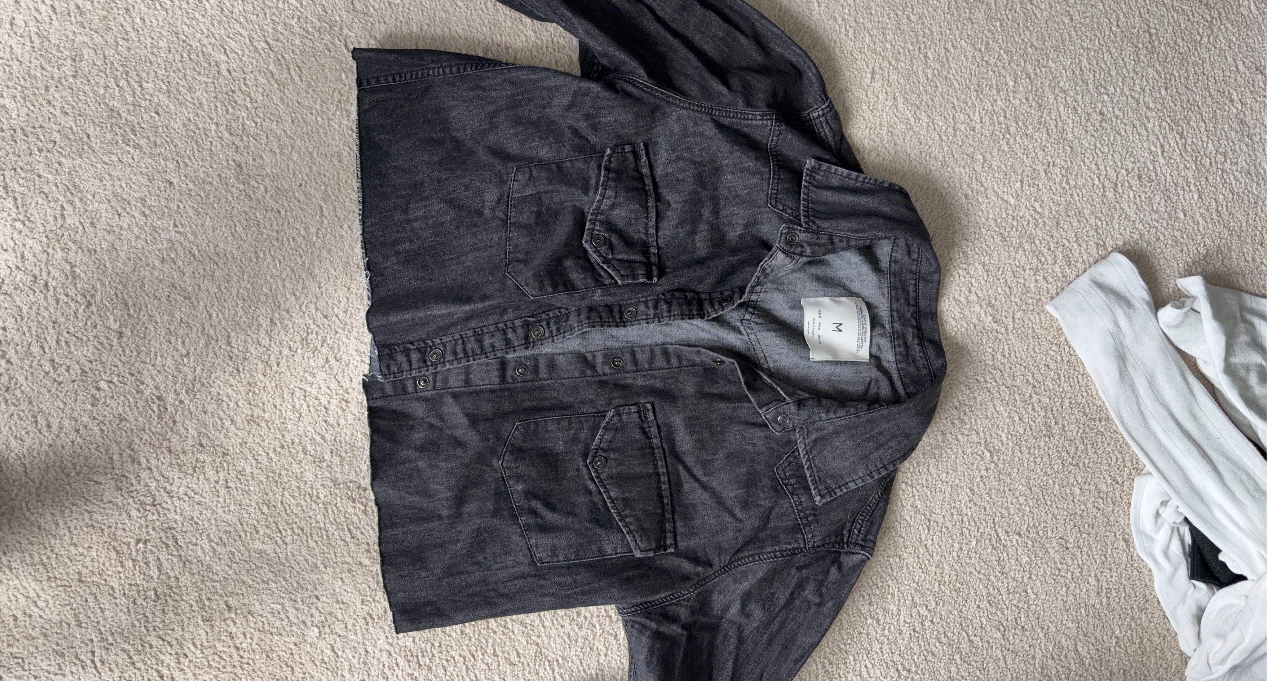 Zara Women Denim Shirt - Medium