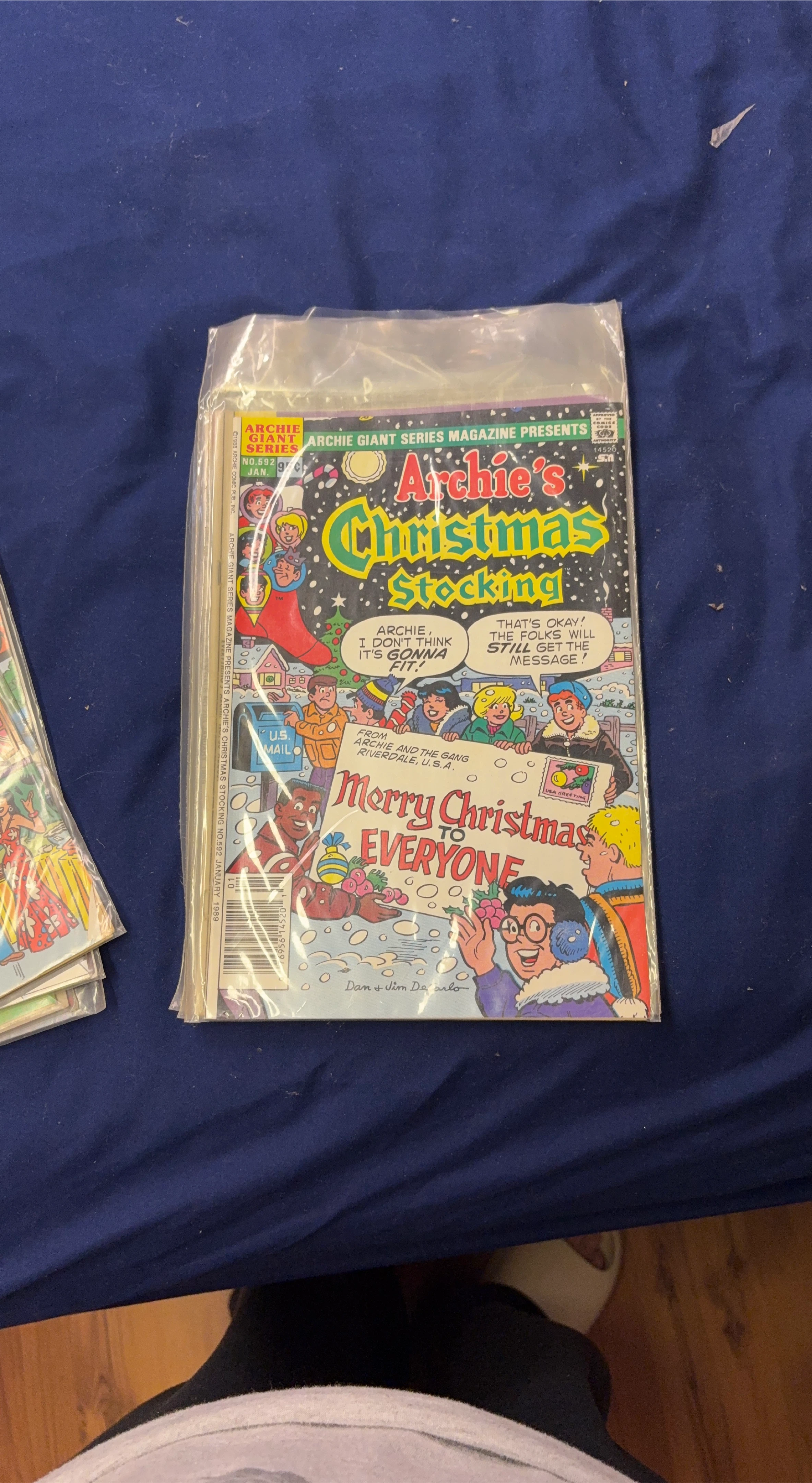 Archie's Christmas Stocking Comic Magazine #592 (January 1989)