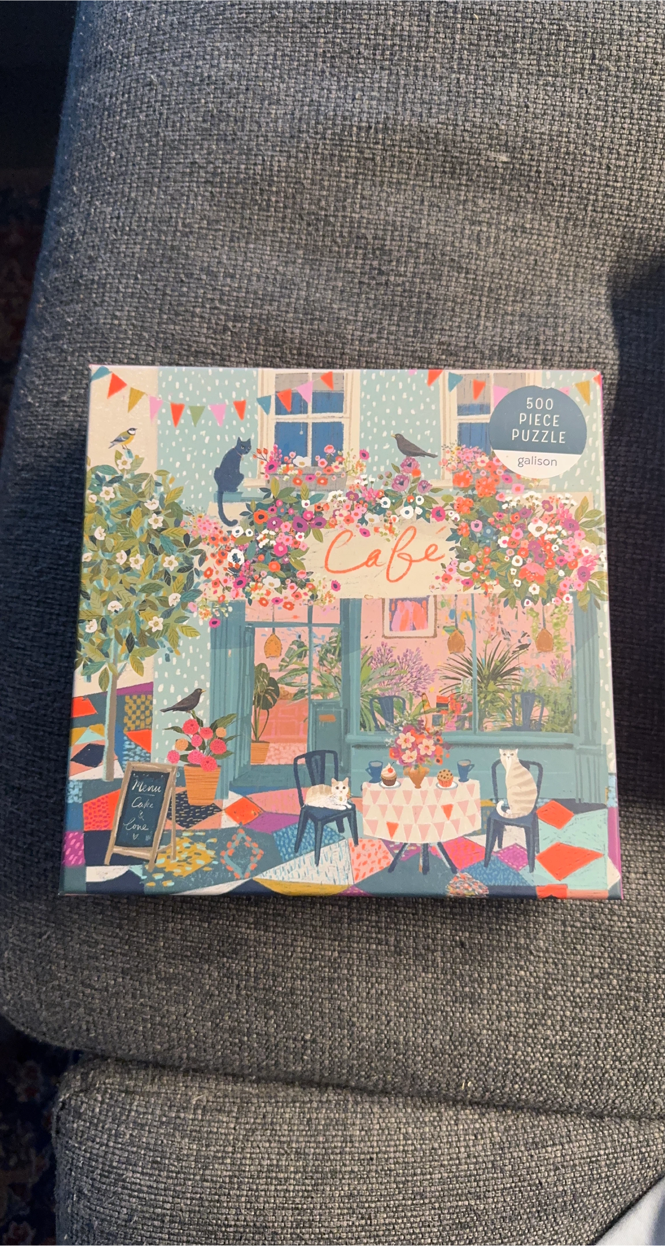 Galison 500 Piece Cafe Puzzle