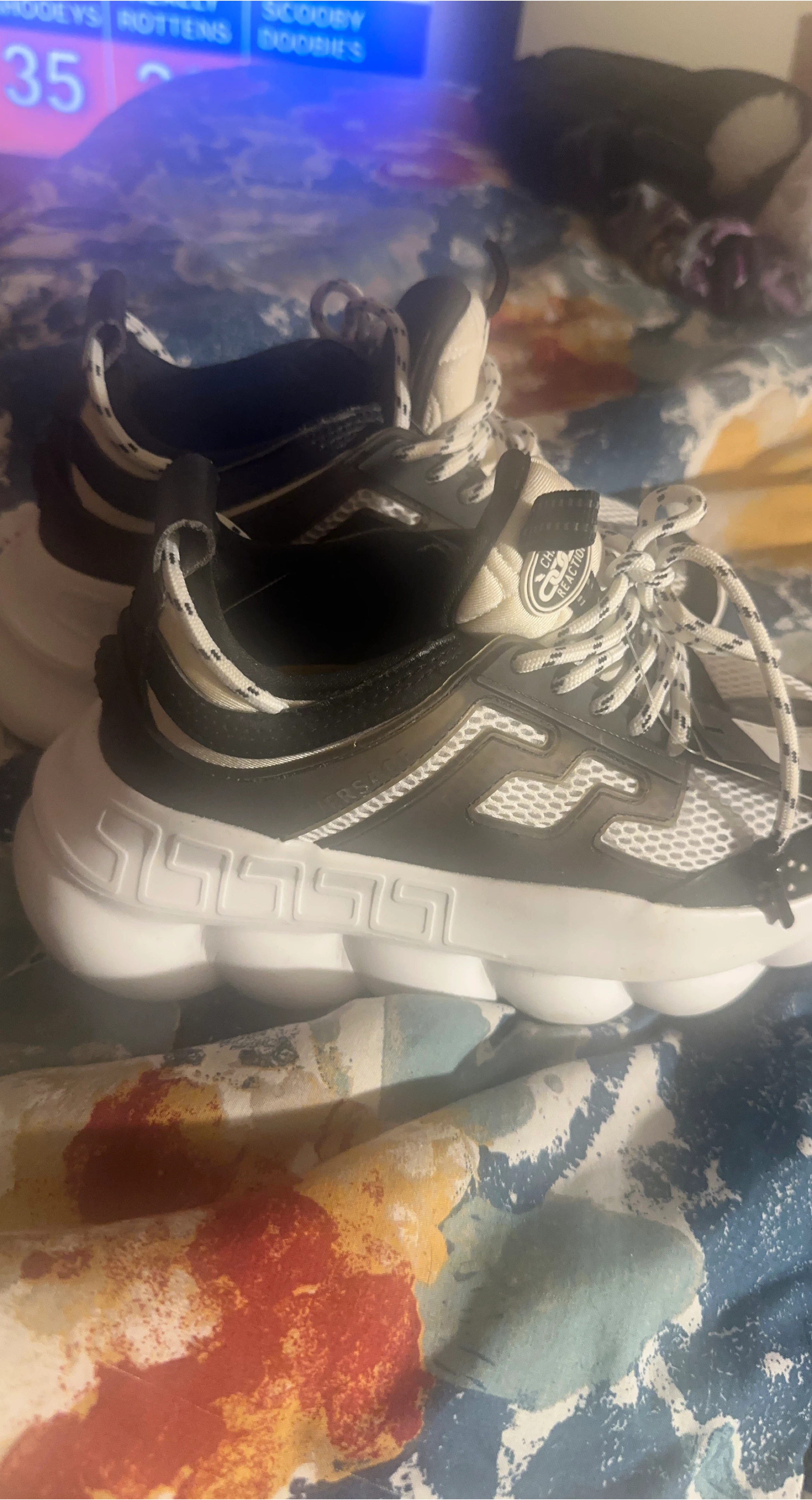 Versace Chain Reaction Sneakers