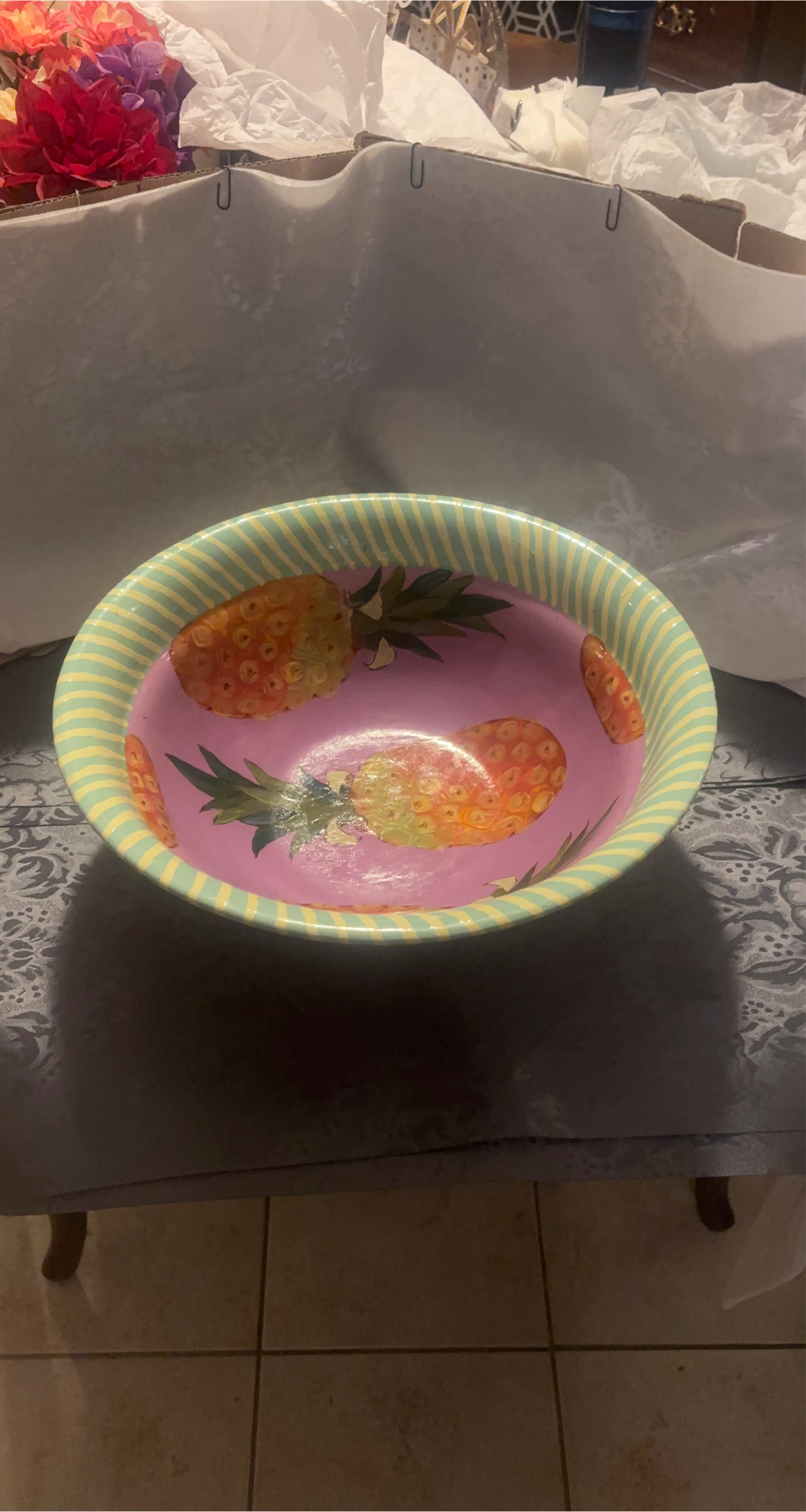 Droll Designs Pineapple Serving Bowl