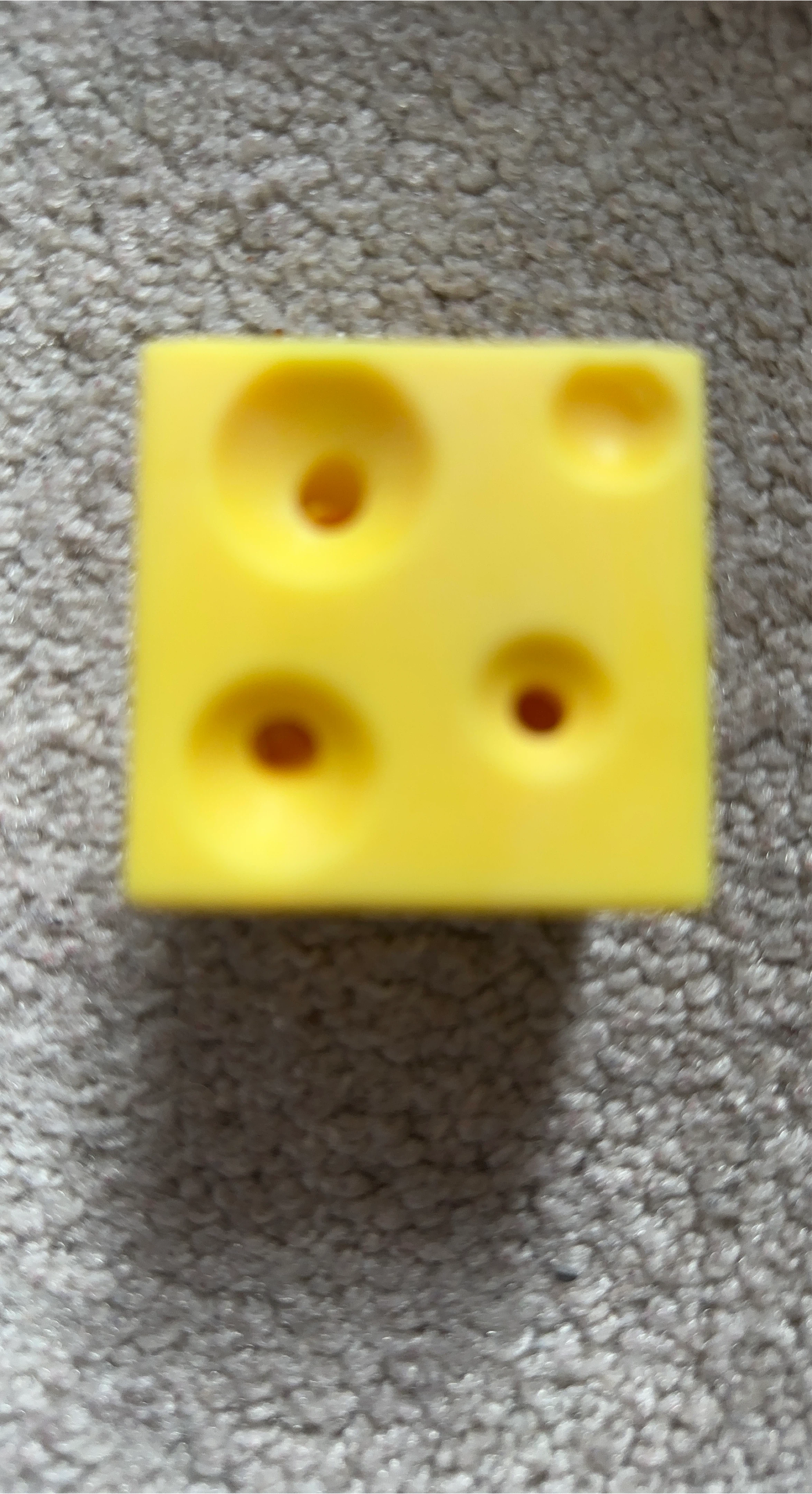 Cheese foam stress ball
