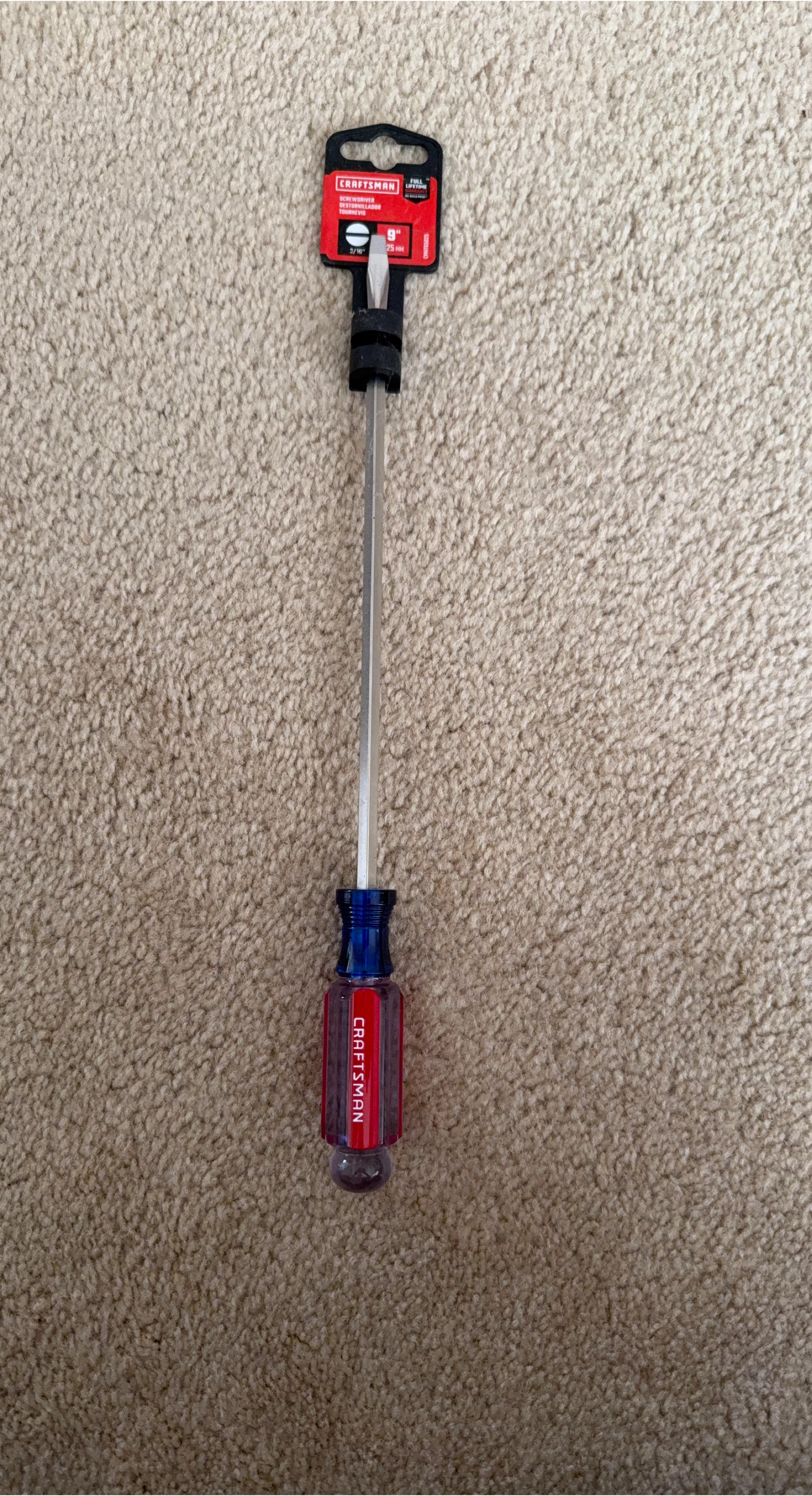 Craftsman 9" Flathead Screwdriver