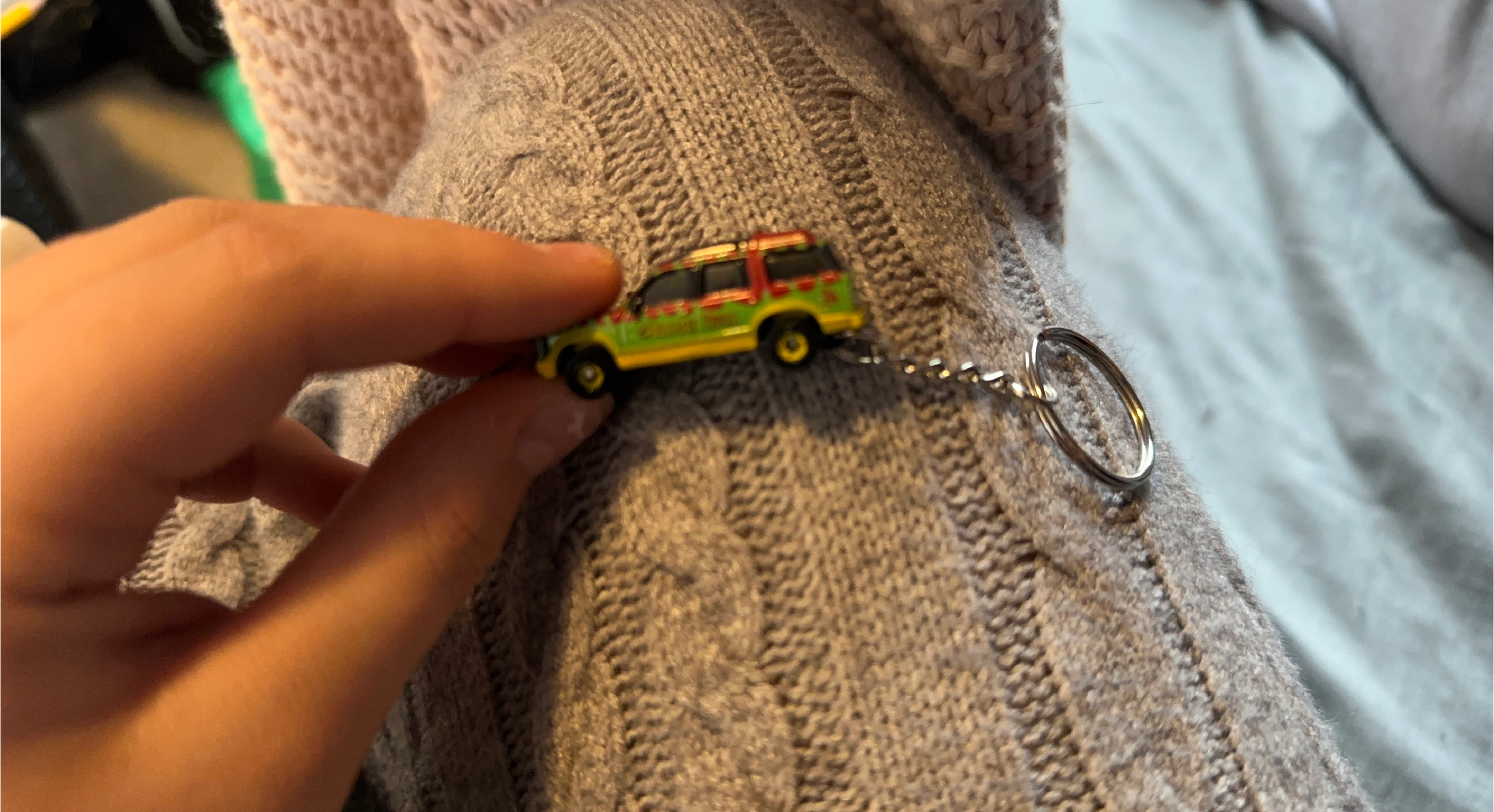 Jurassic Park Explorer Keychain