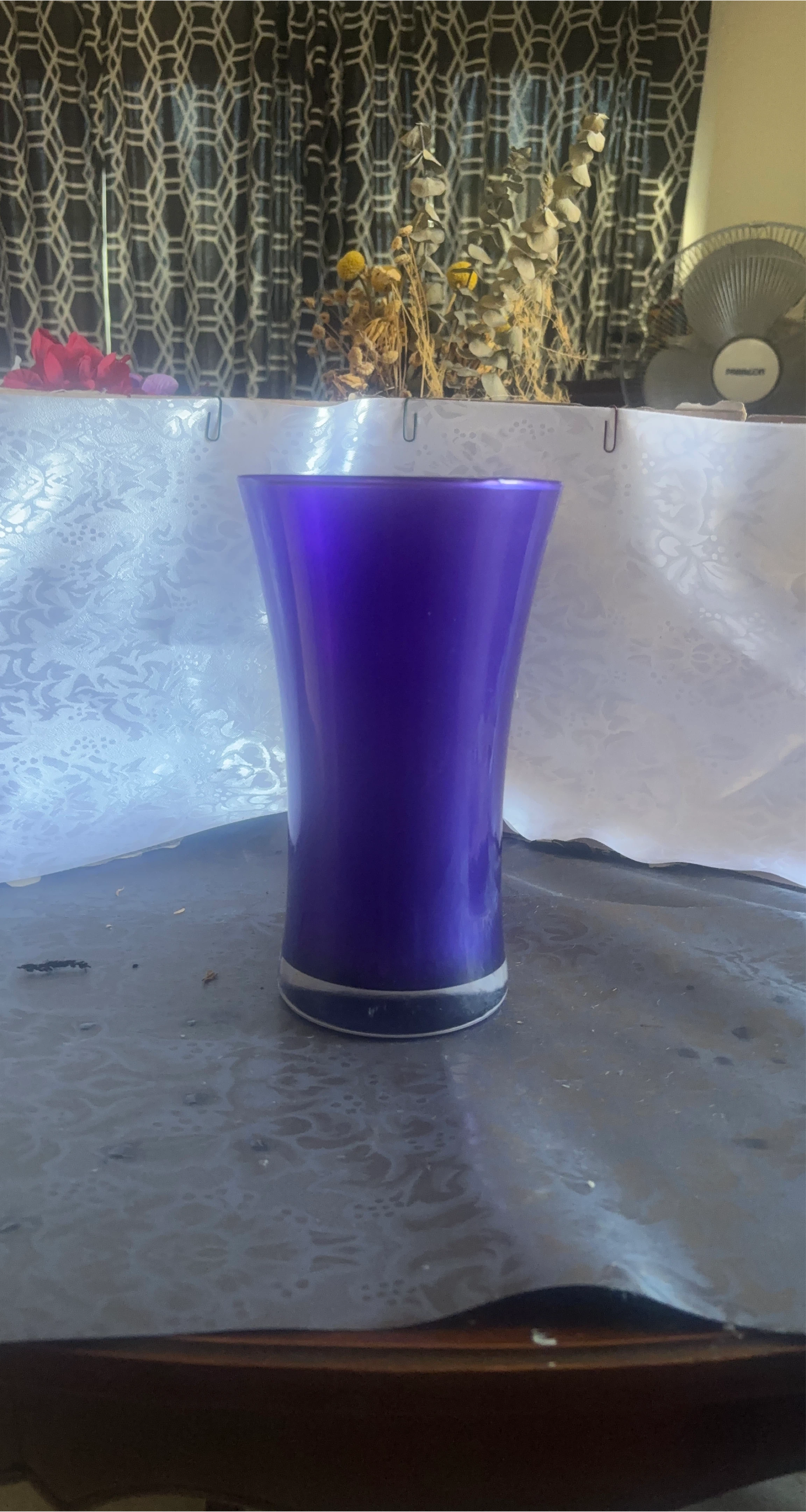 Purple Glass Vase