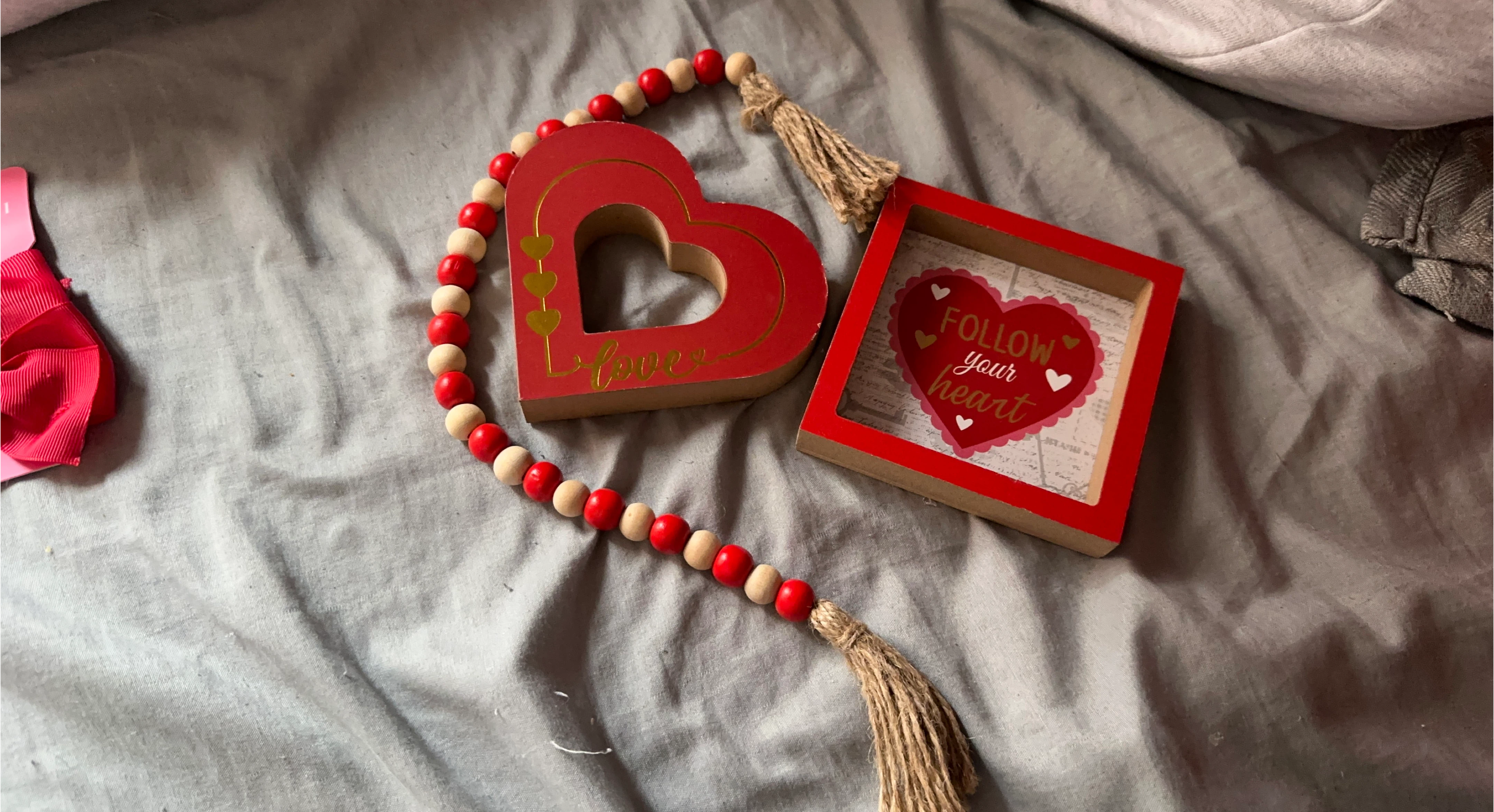 Valentine's Day Heart Decor Set