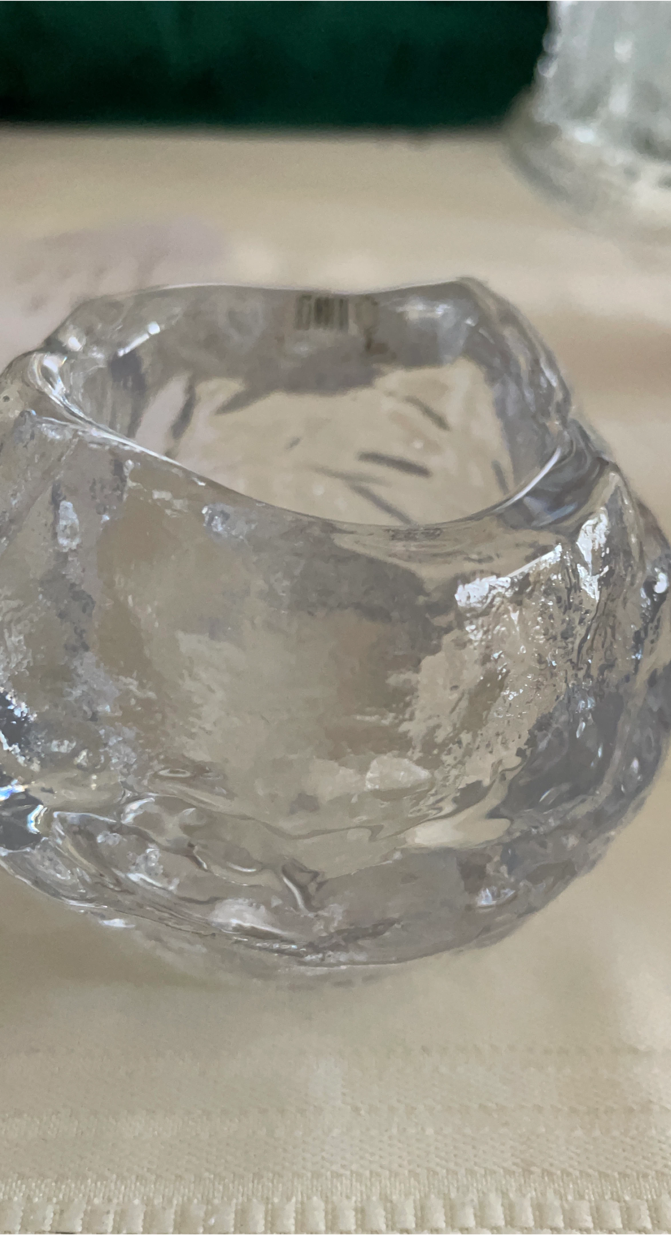 Clear Glass Votive Holder