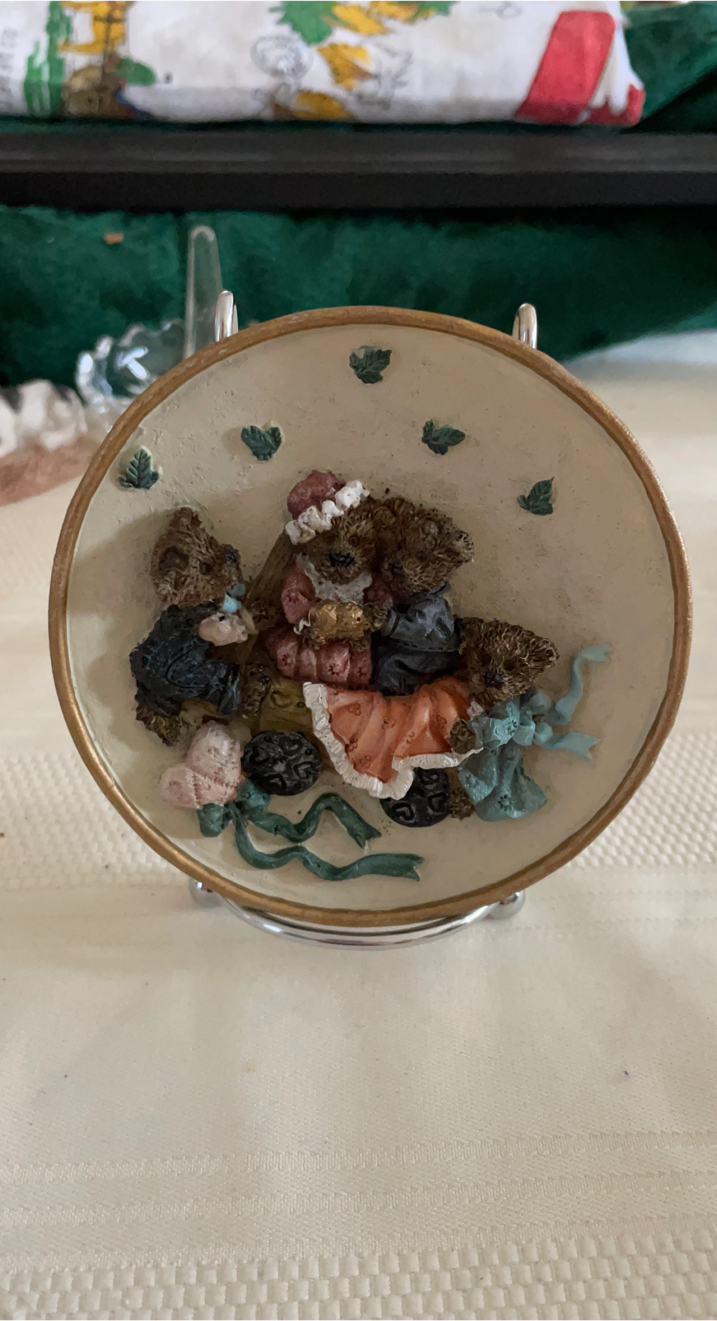 Teddy Bear Collection Plate