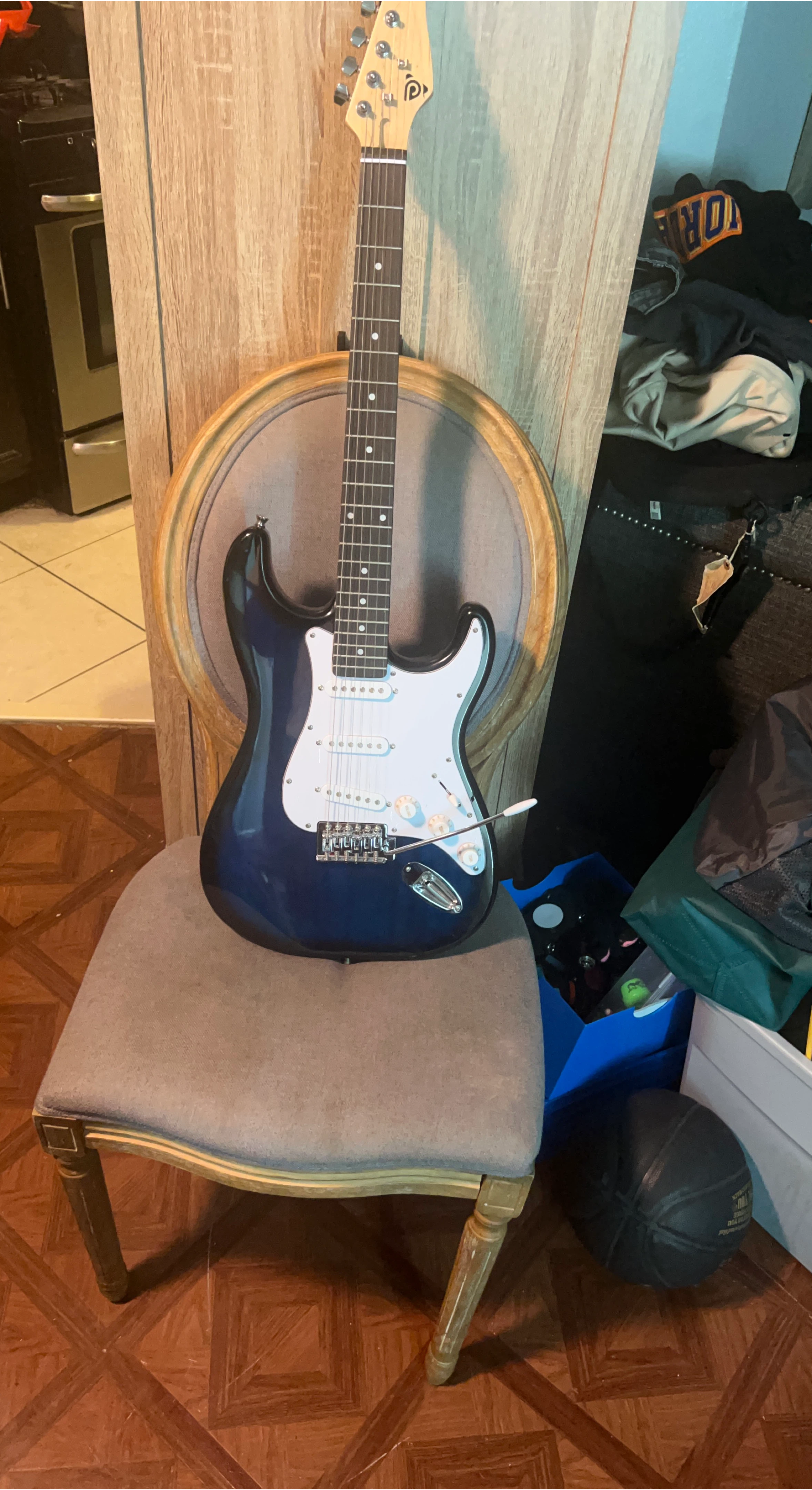 Blue Electric Guitar