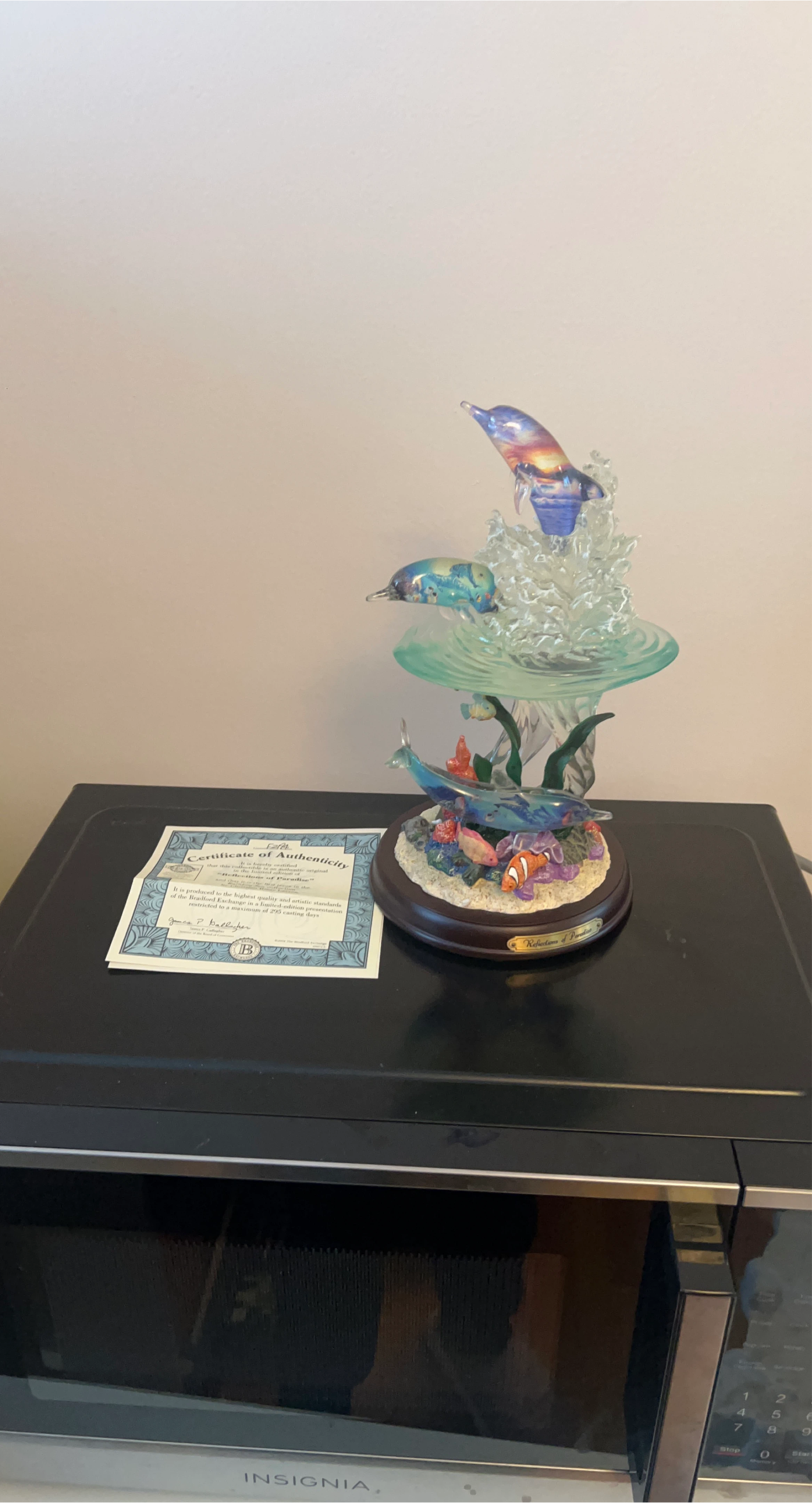 The Bradford Exchange Reflections of Paradise Dolphin Figurine