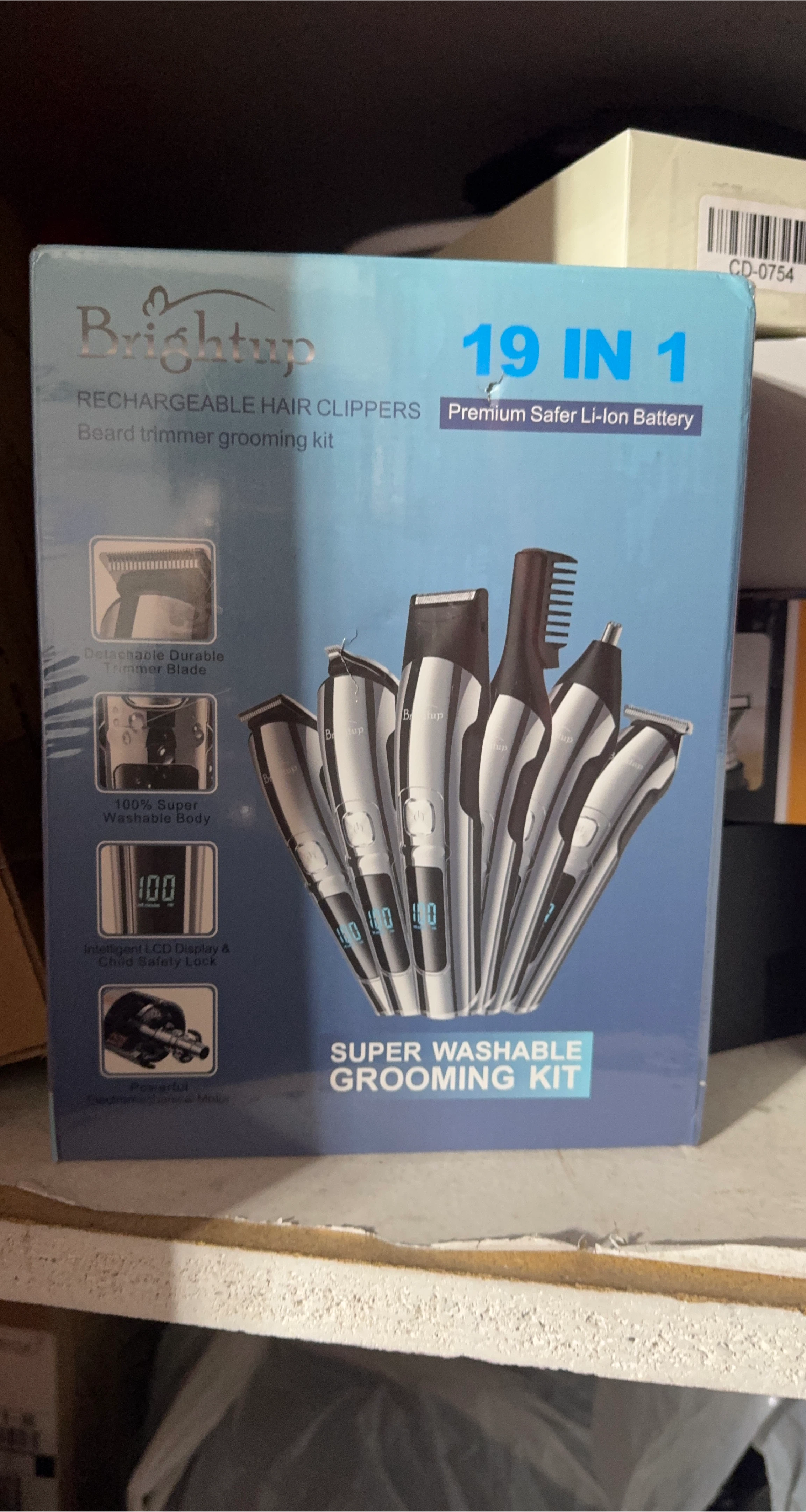 Rechargeable Hair Clippers & Beard Trimmer Grooming Kit