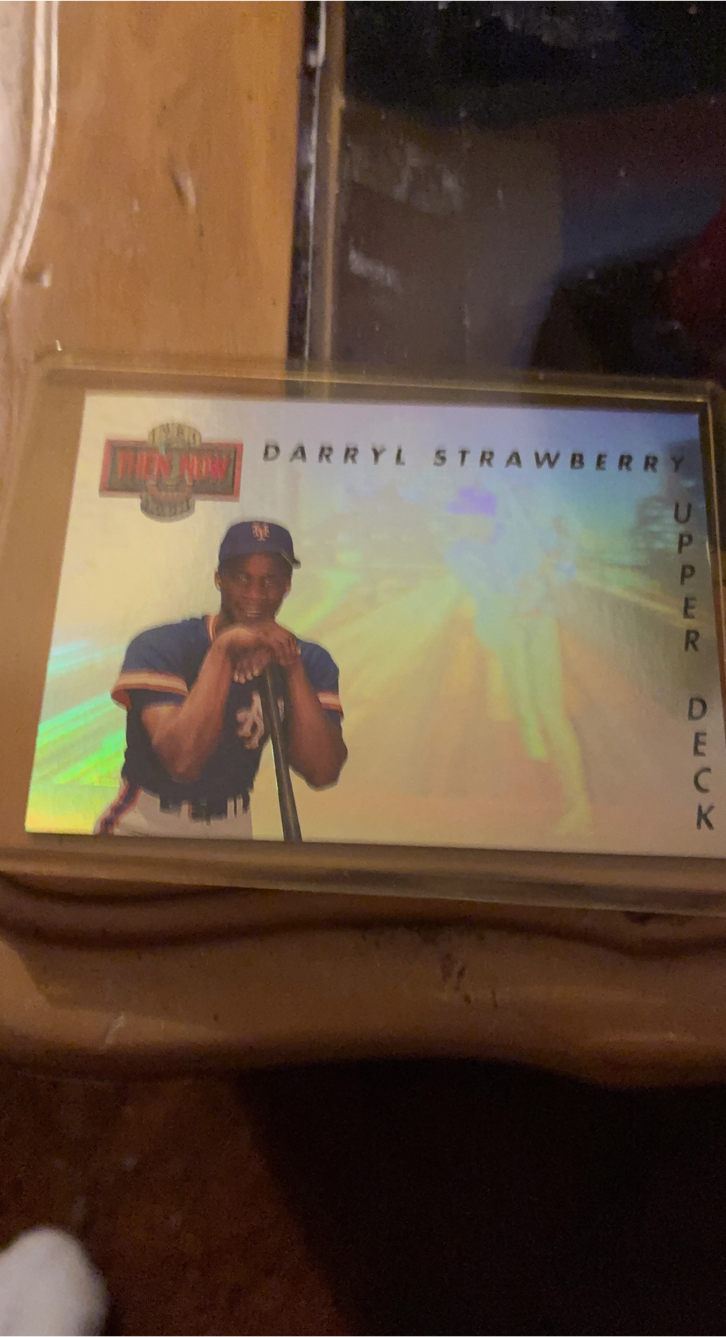 Darryl Strawberry Upper Deck "Then Now" Baseball Card