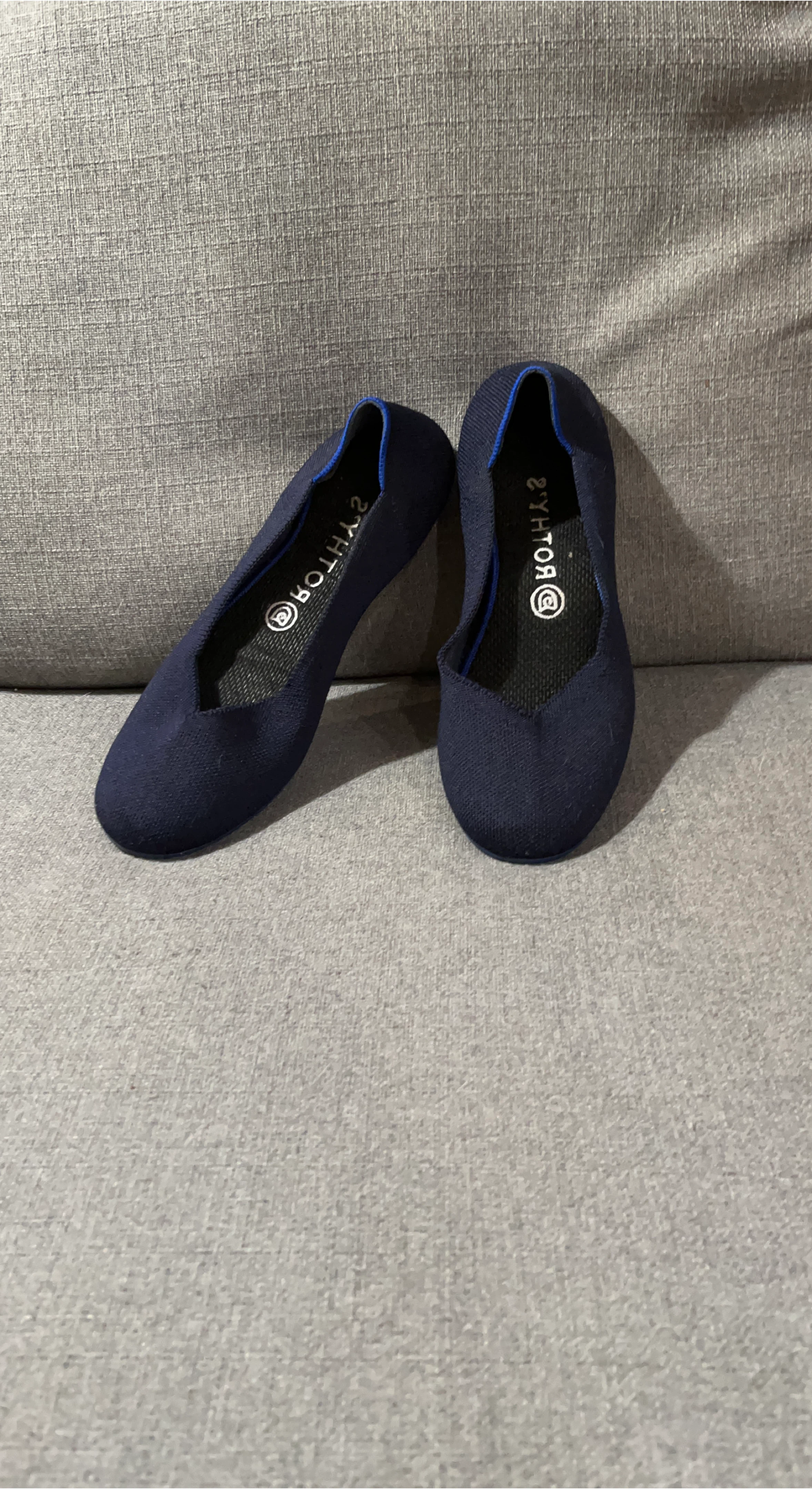 Rothy's Navy Blue Flats size 8/9