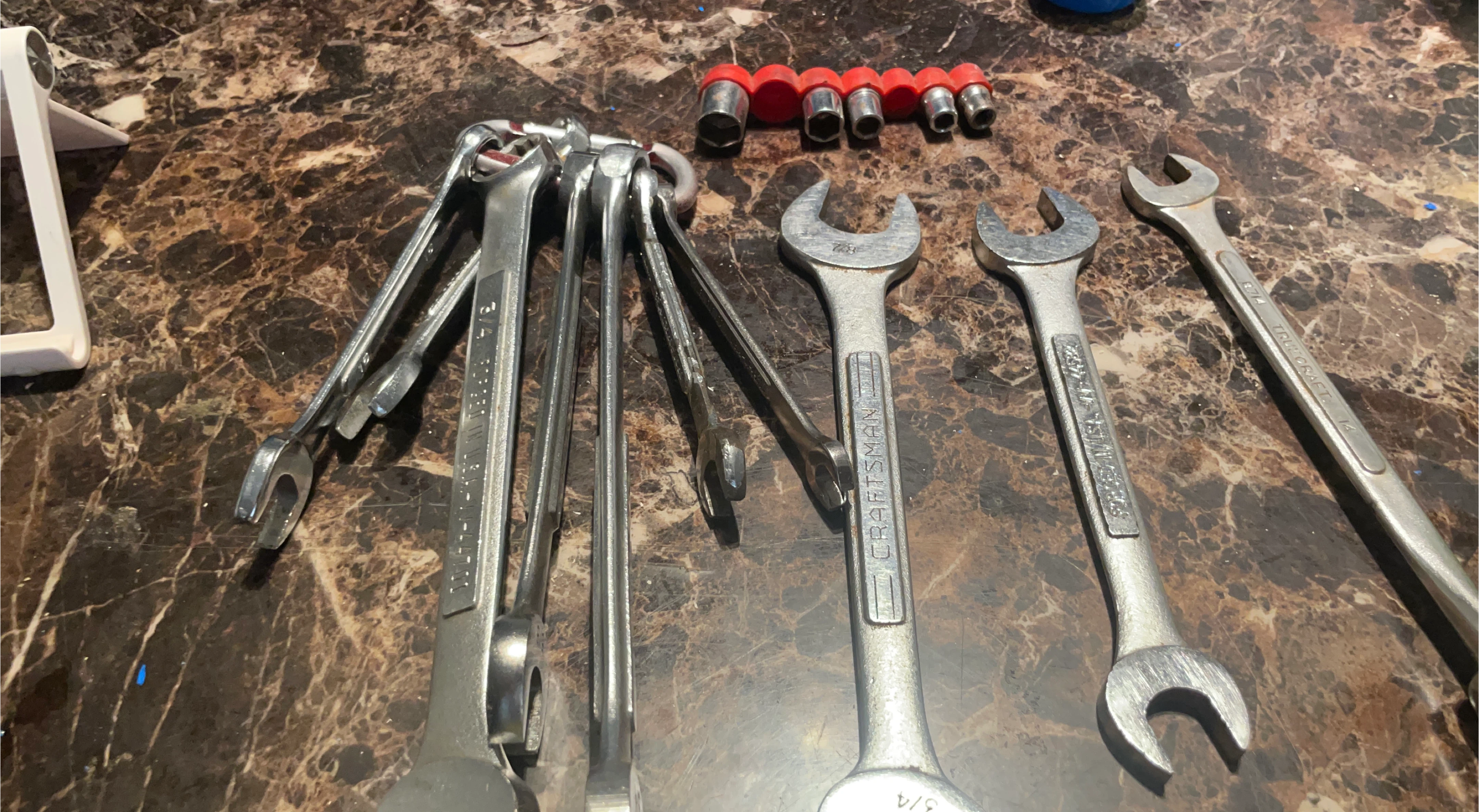 Craftsman & True Craft Wrenches with Socket Set