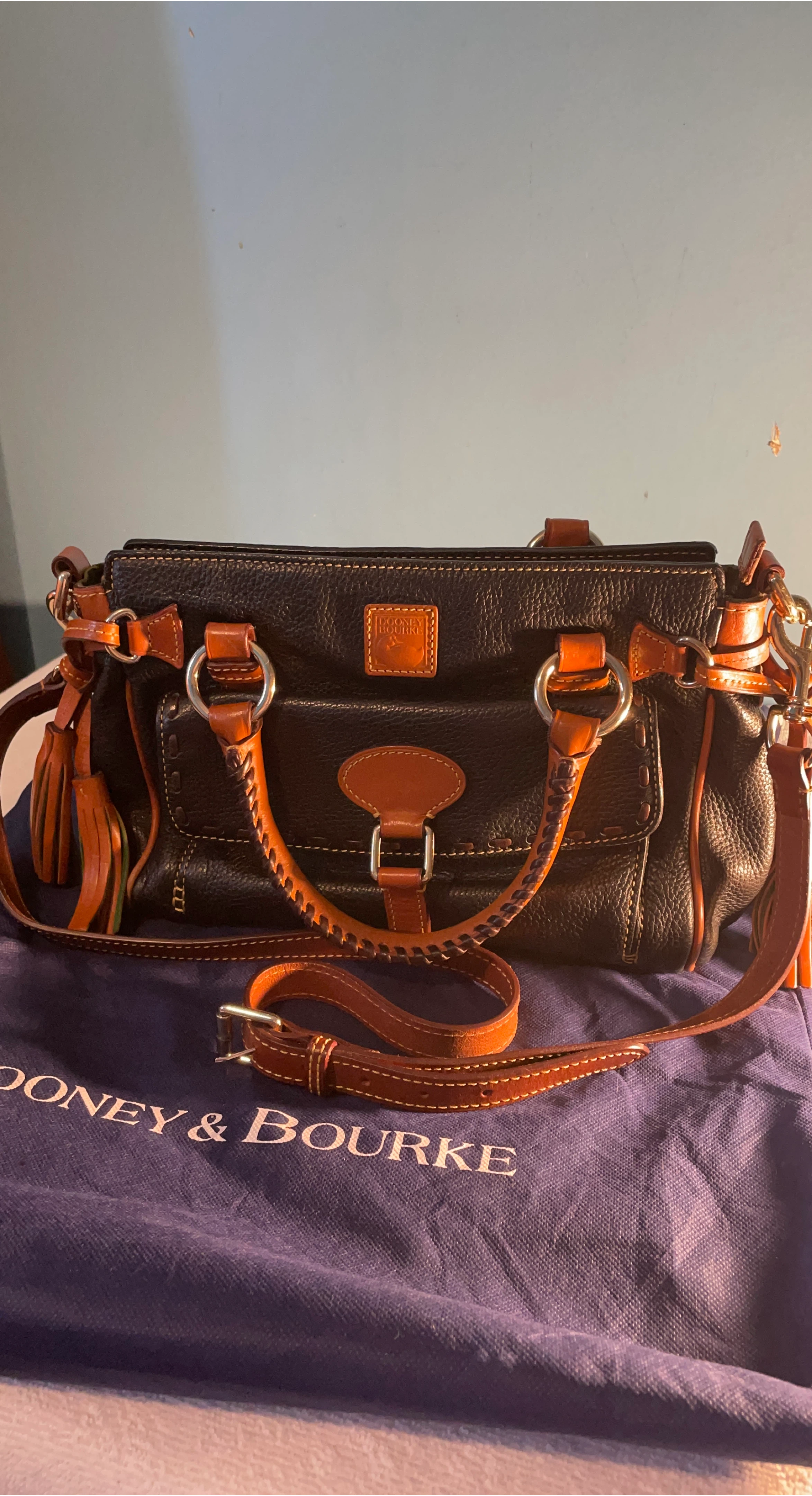 Dooney & Bourke Florentine Pebble Grain Leather Handbag