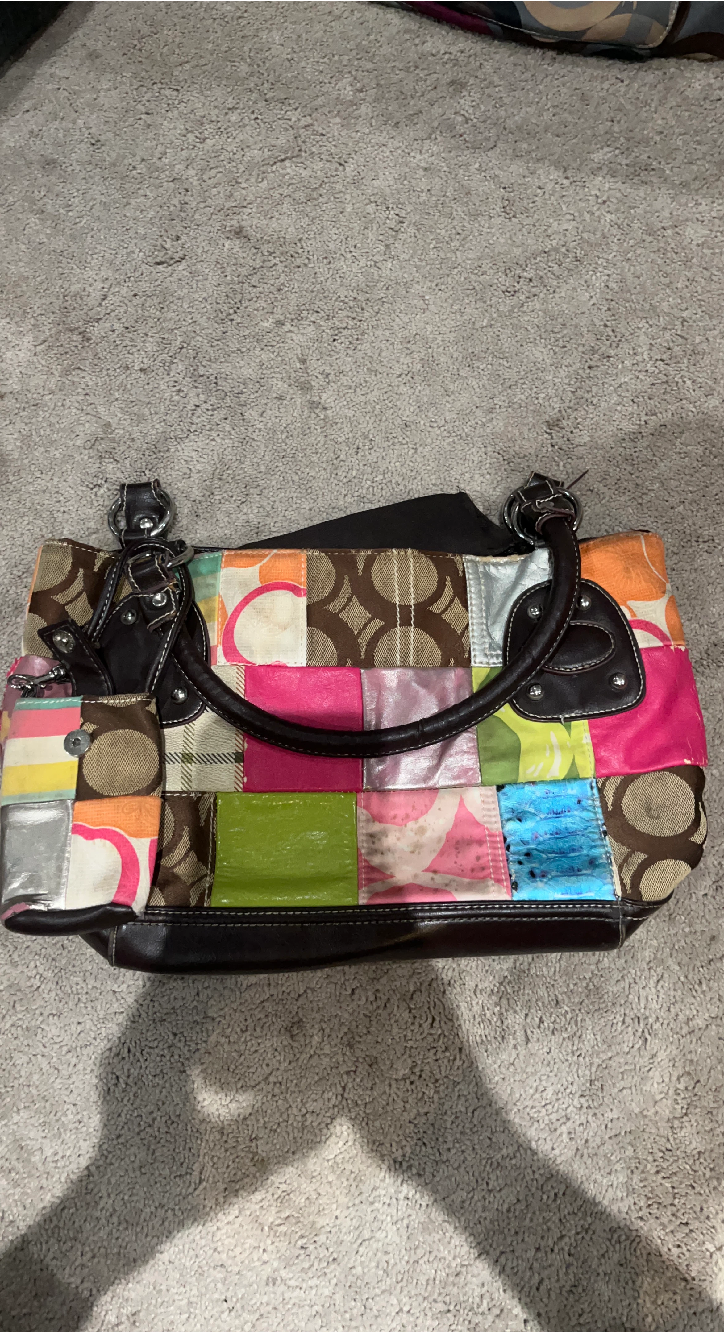 Coach Patchwork Shoulder Bag