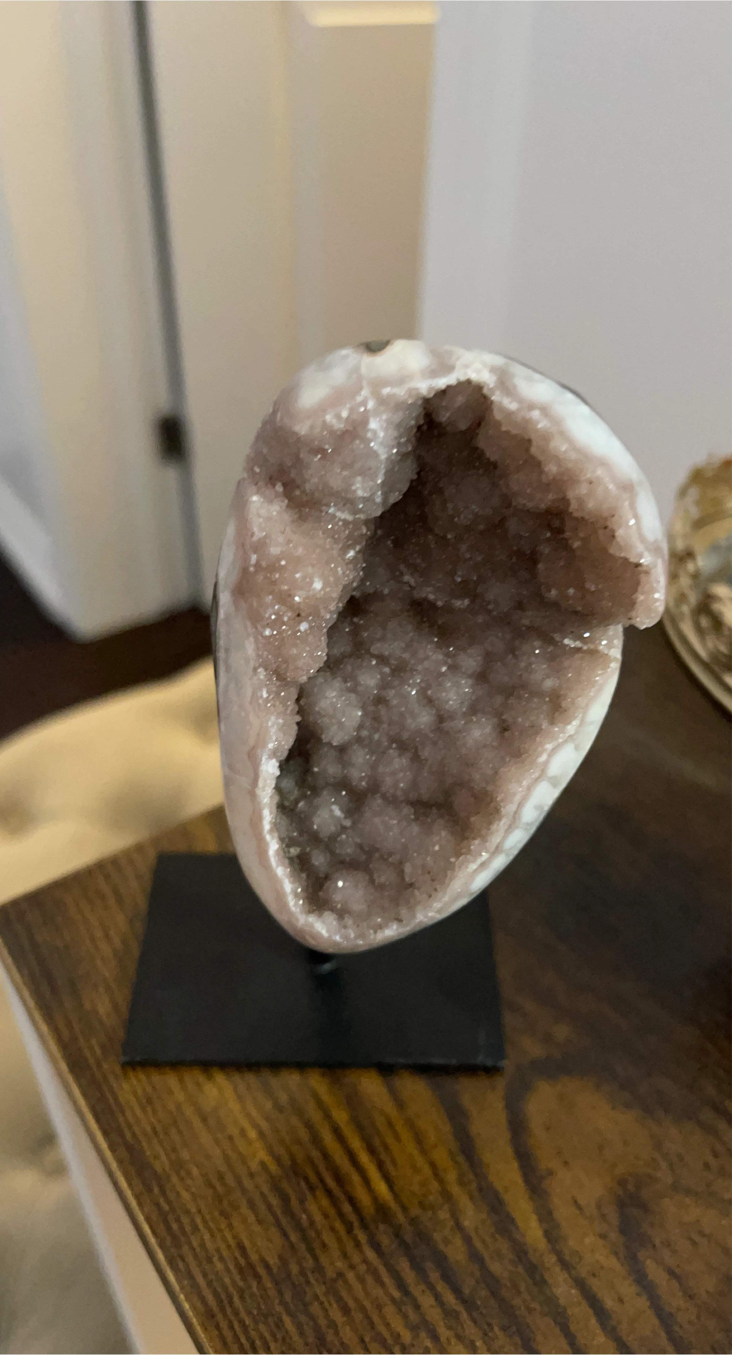Amethyst Geode Crystal with Stand