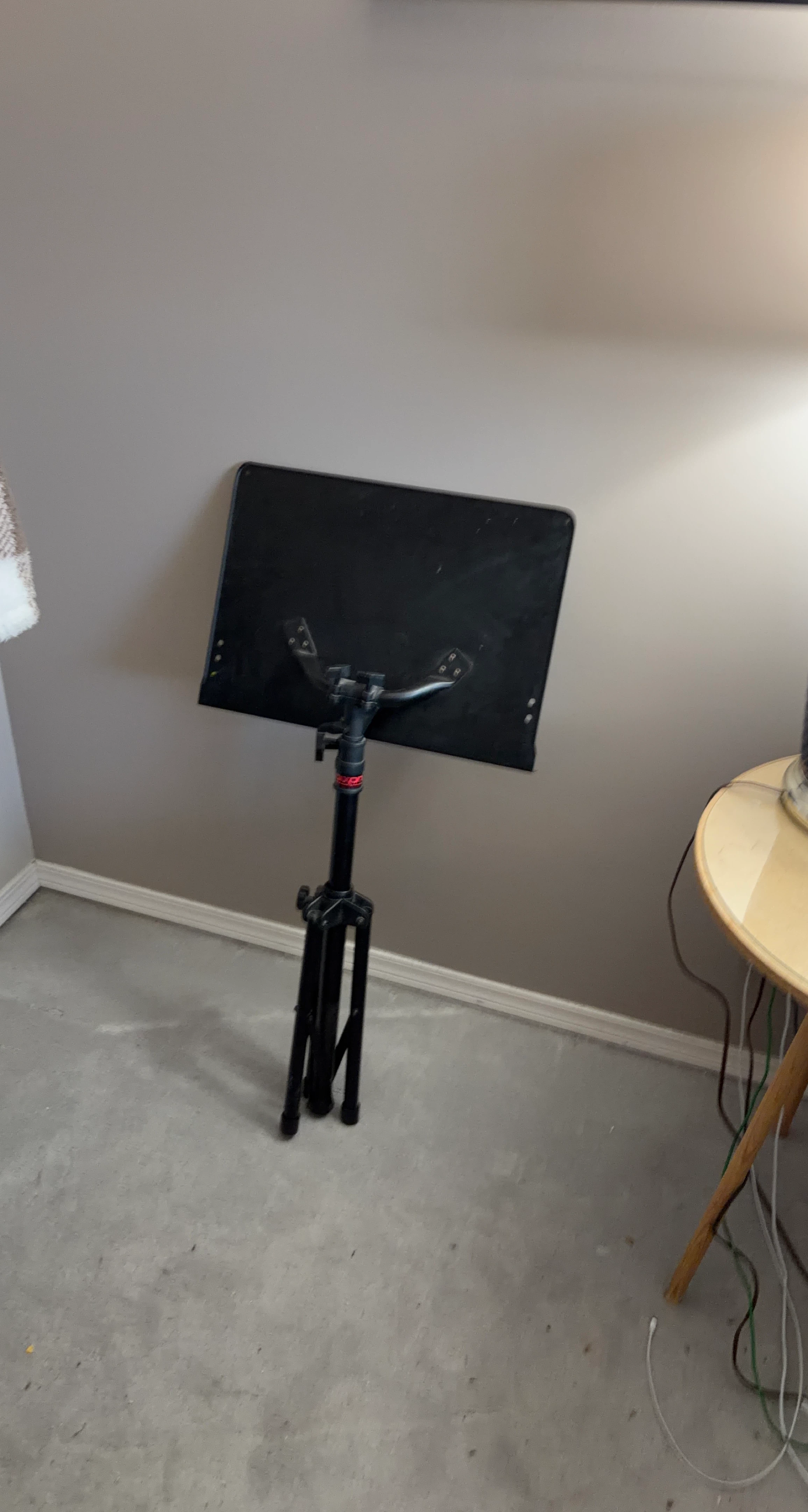 Black Music Sheet Stand
