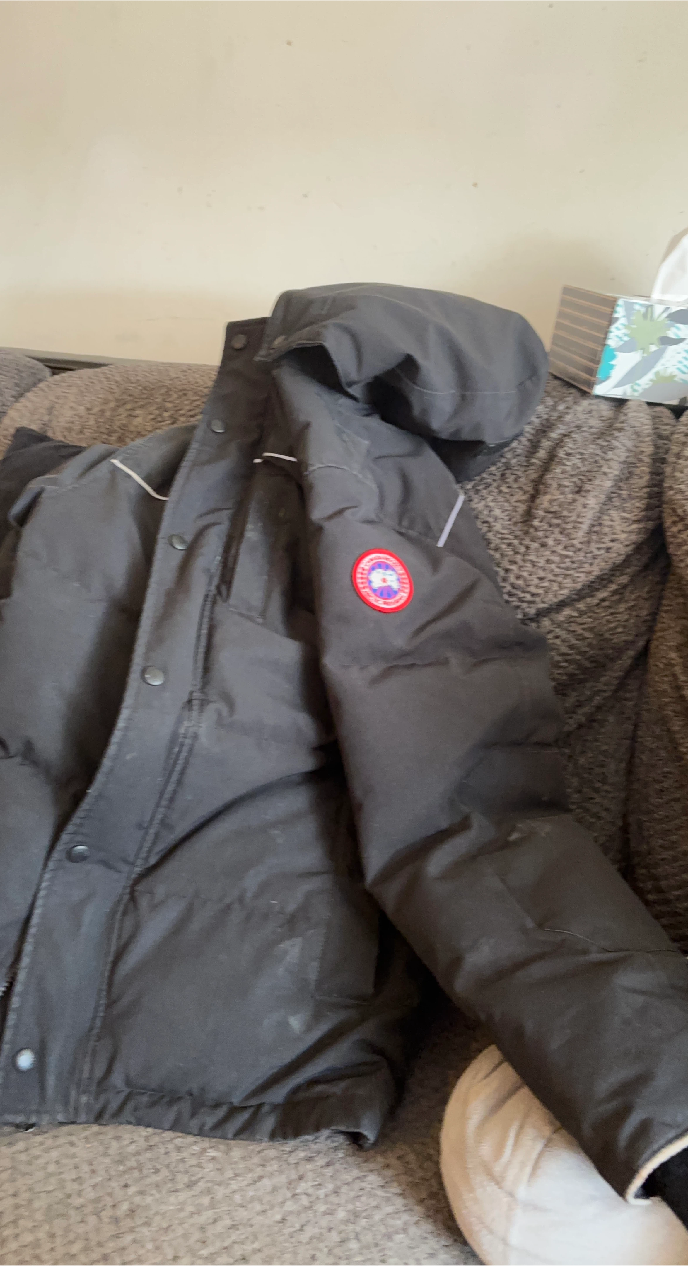 Canada Goose Black Puffer Jacket