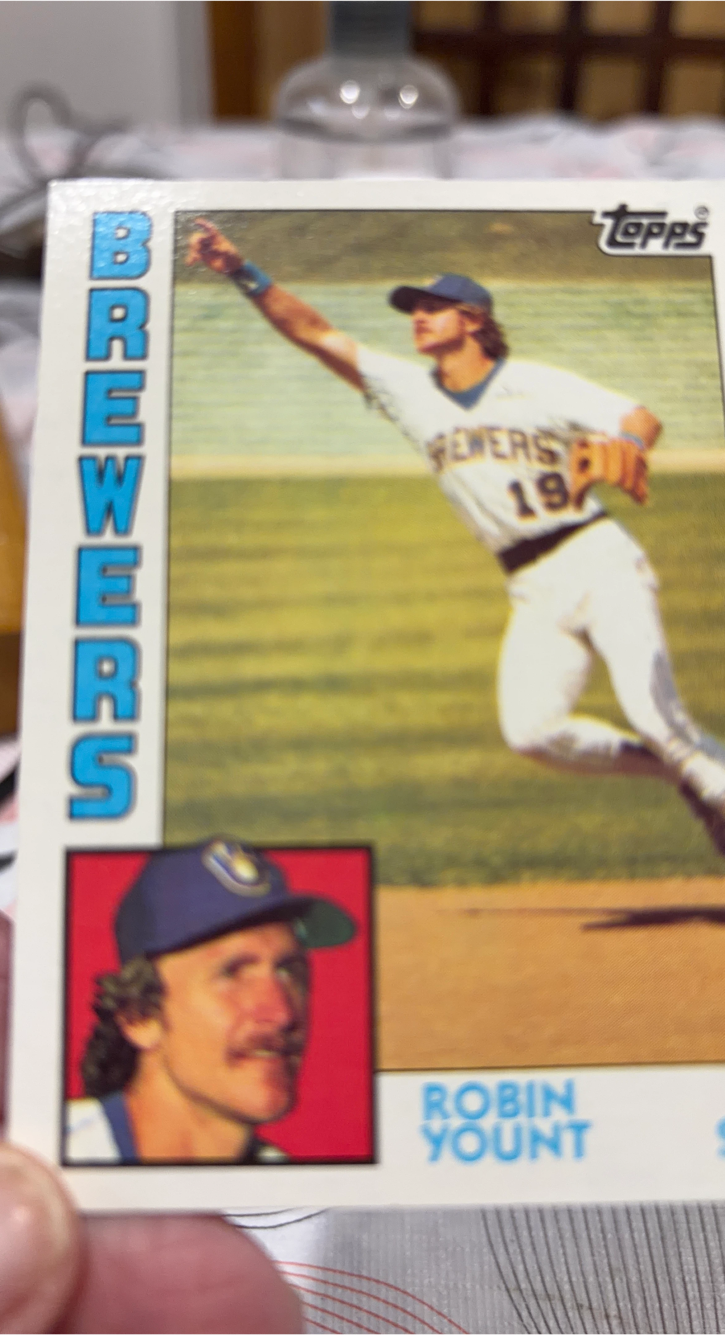 1987 Topps Robin Yount Milwaukee Brewers Baseball Card