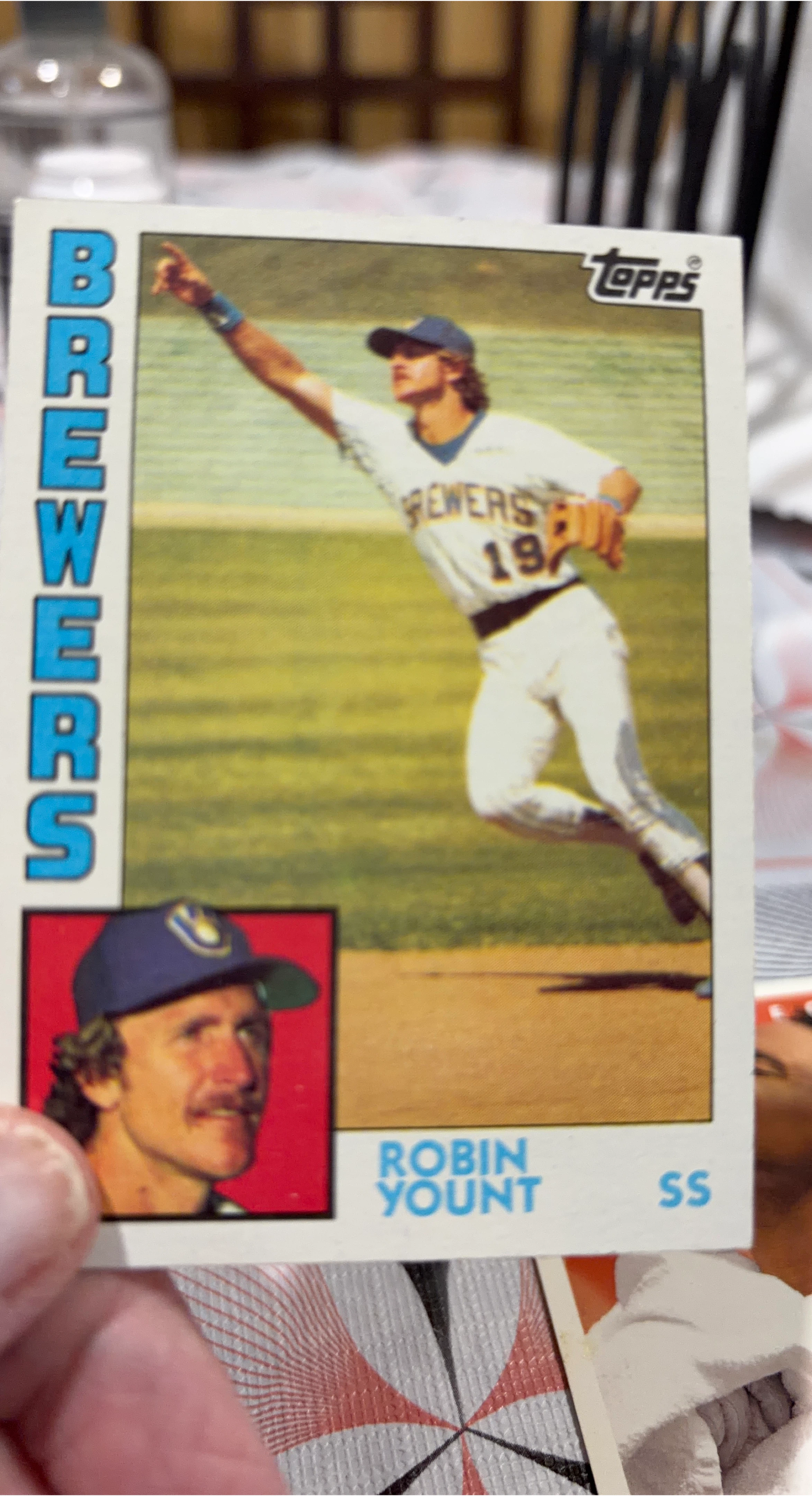 Topps Robin Yount Milwaukee Brewers Baseball Card SS