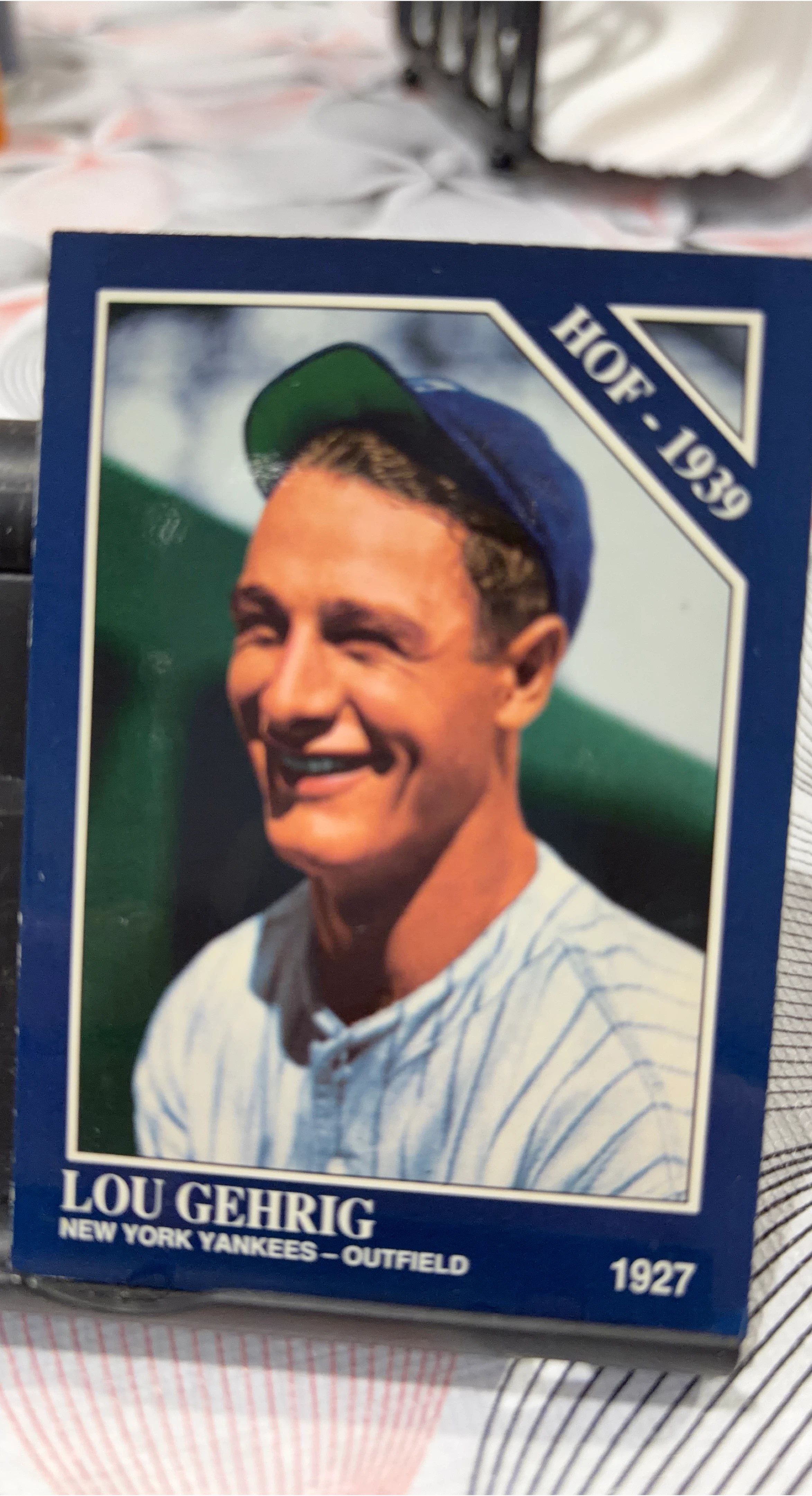 Lou Gehrig New York Yankees Baseball Card