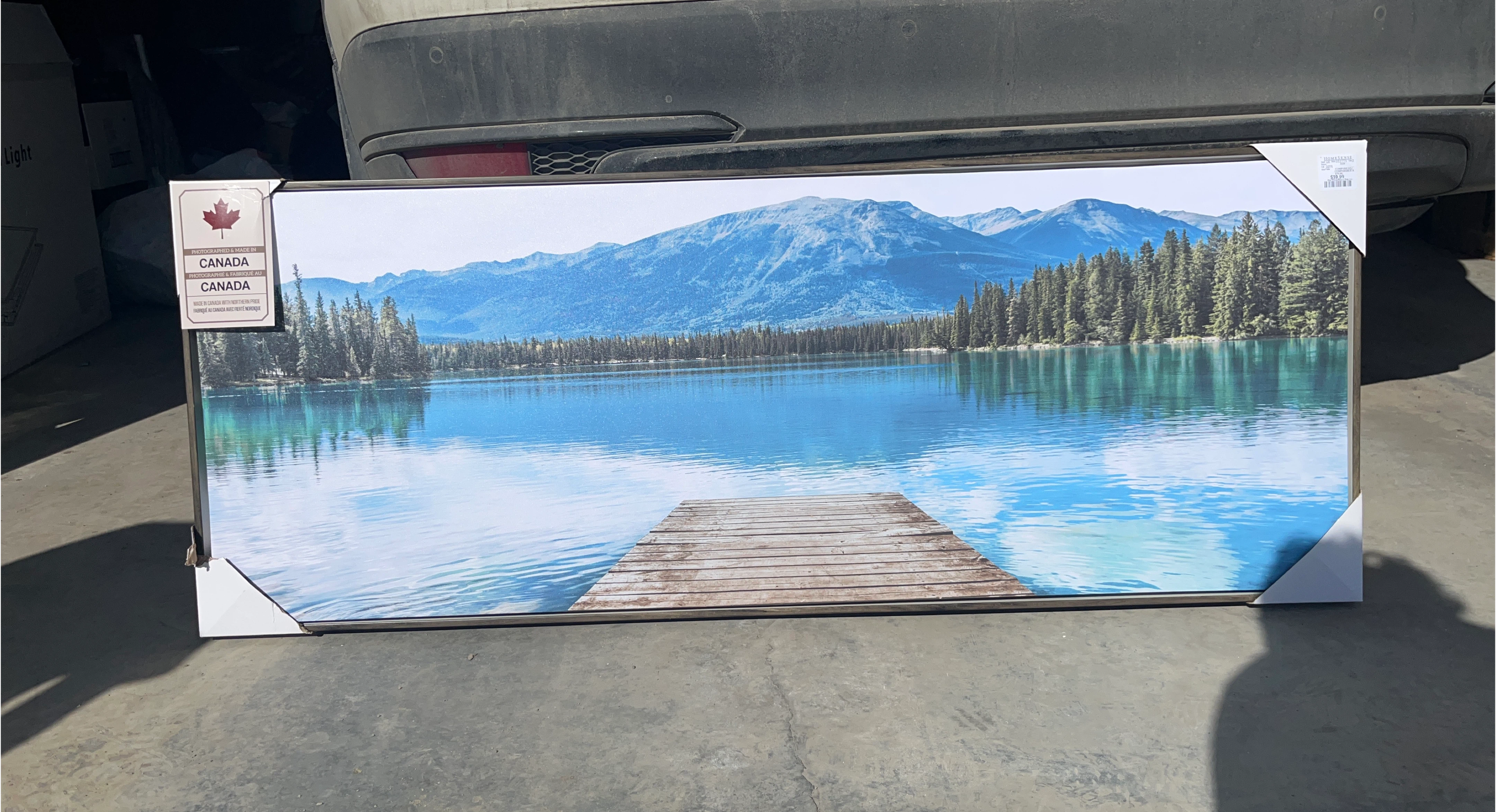 Canadian Mountain Lake Wall Art