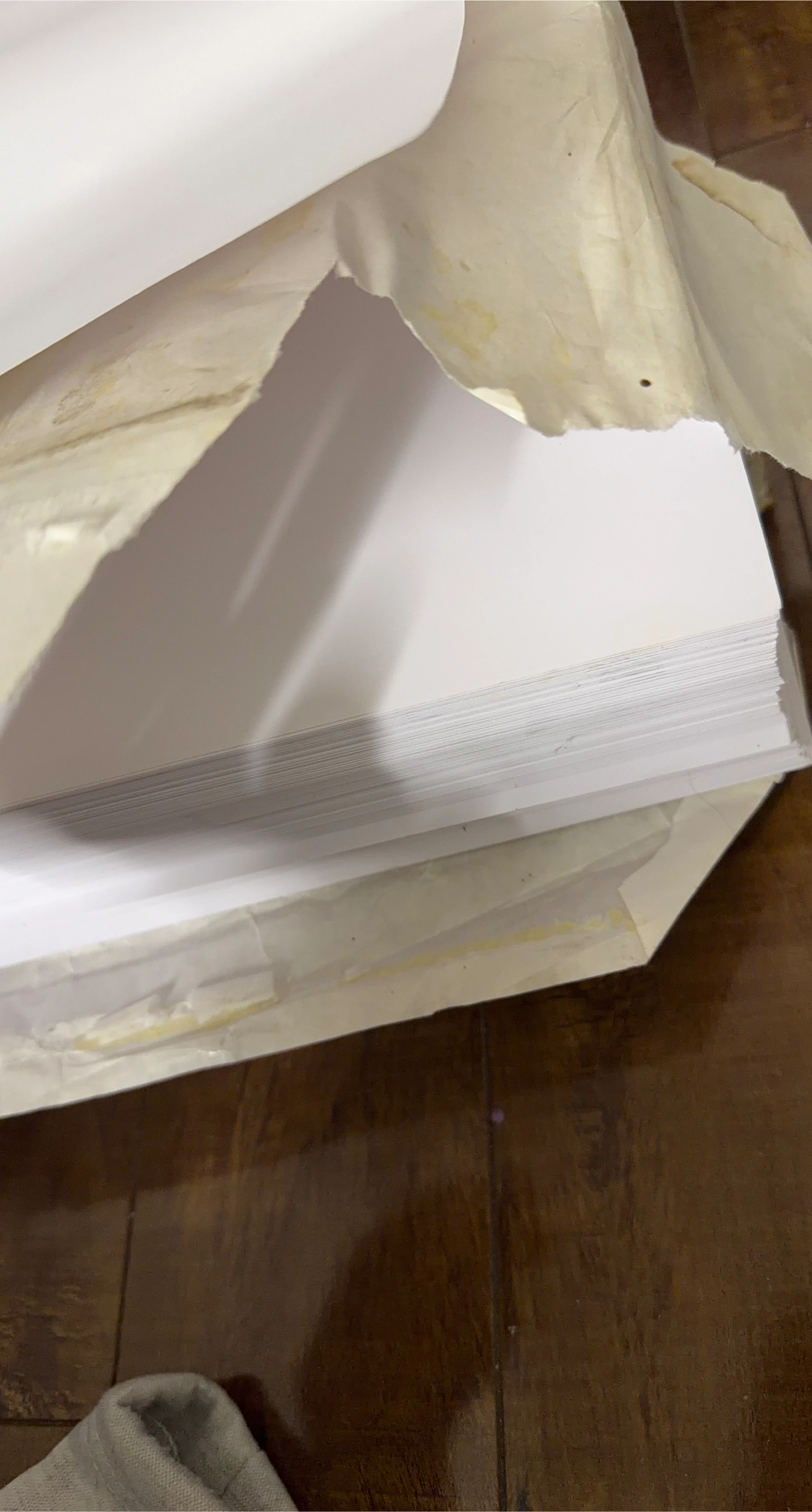 White Paper Sheets
