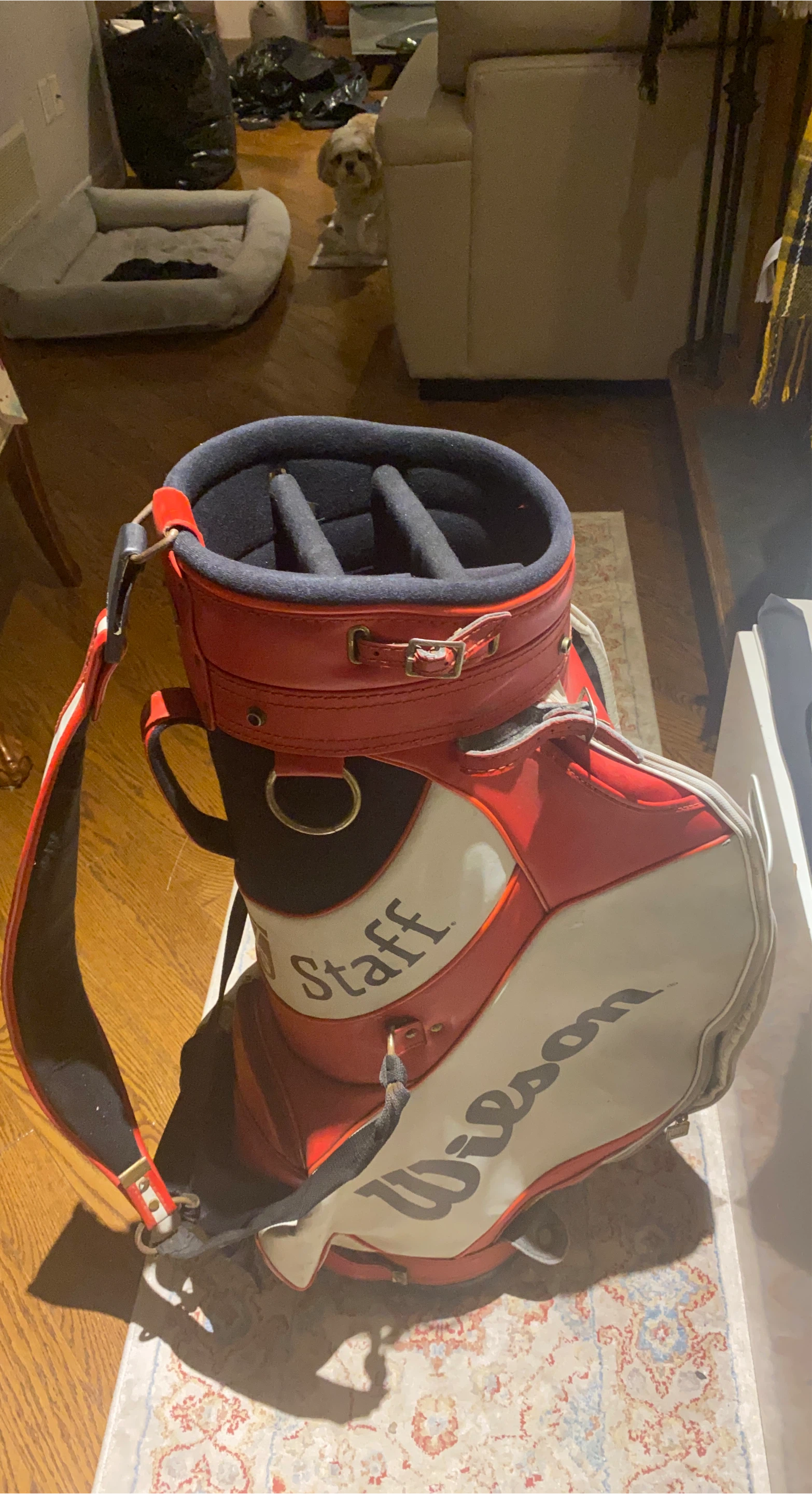 Wilson Staff Golf Bag Red/White