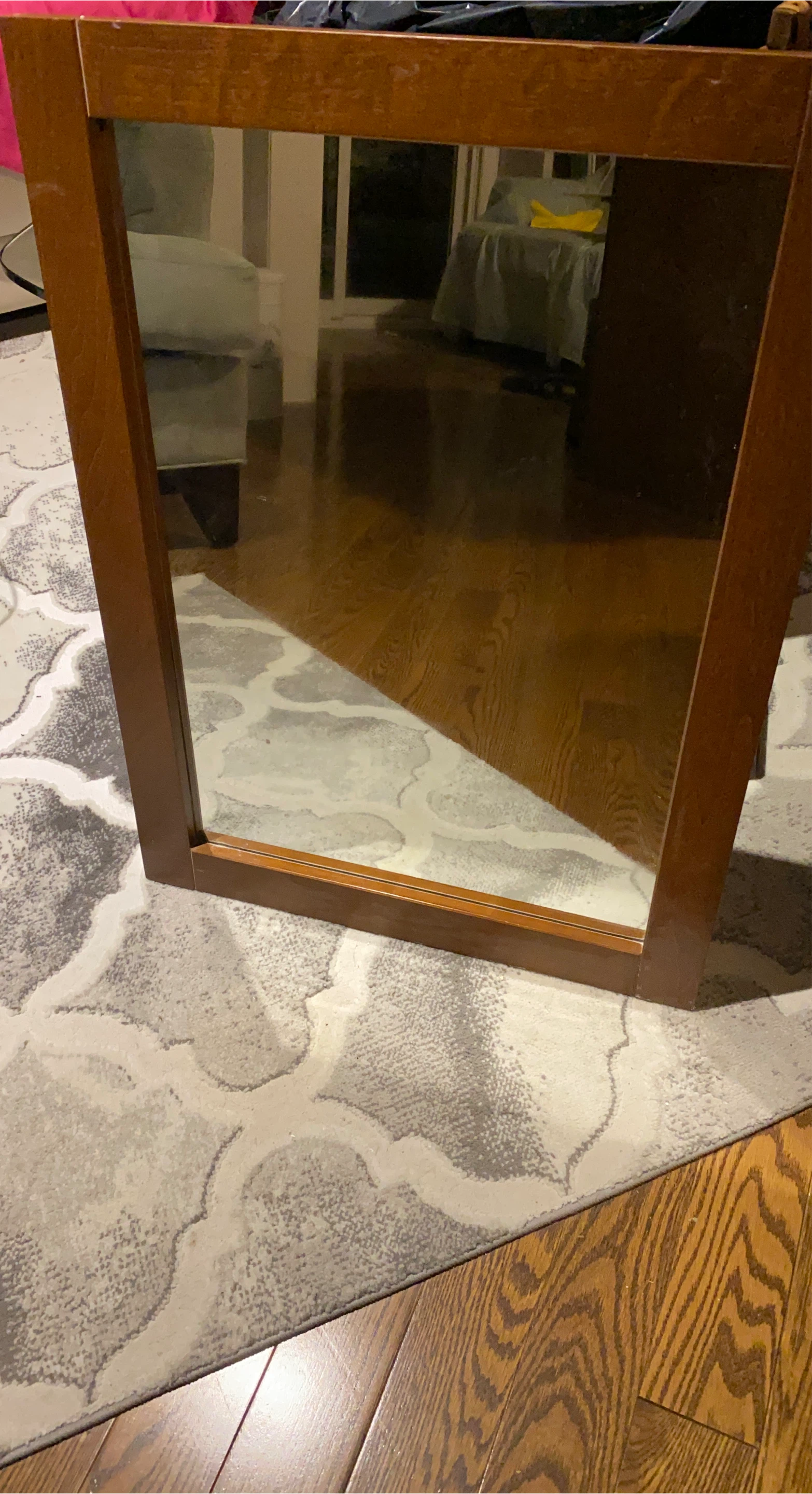 Wooden Framed Mirror