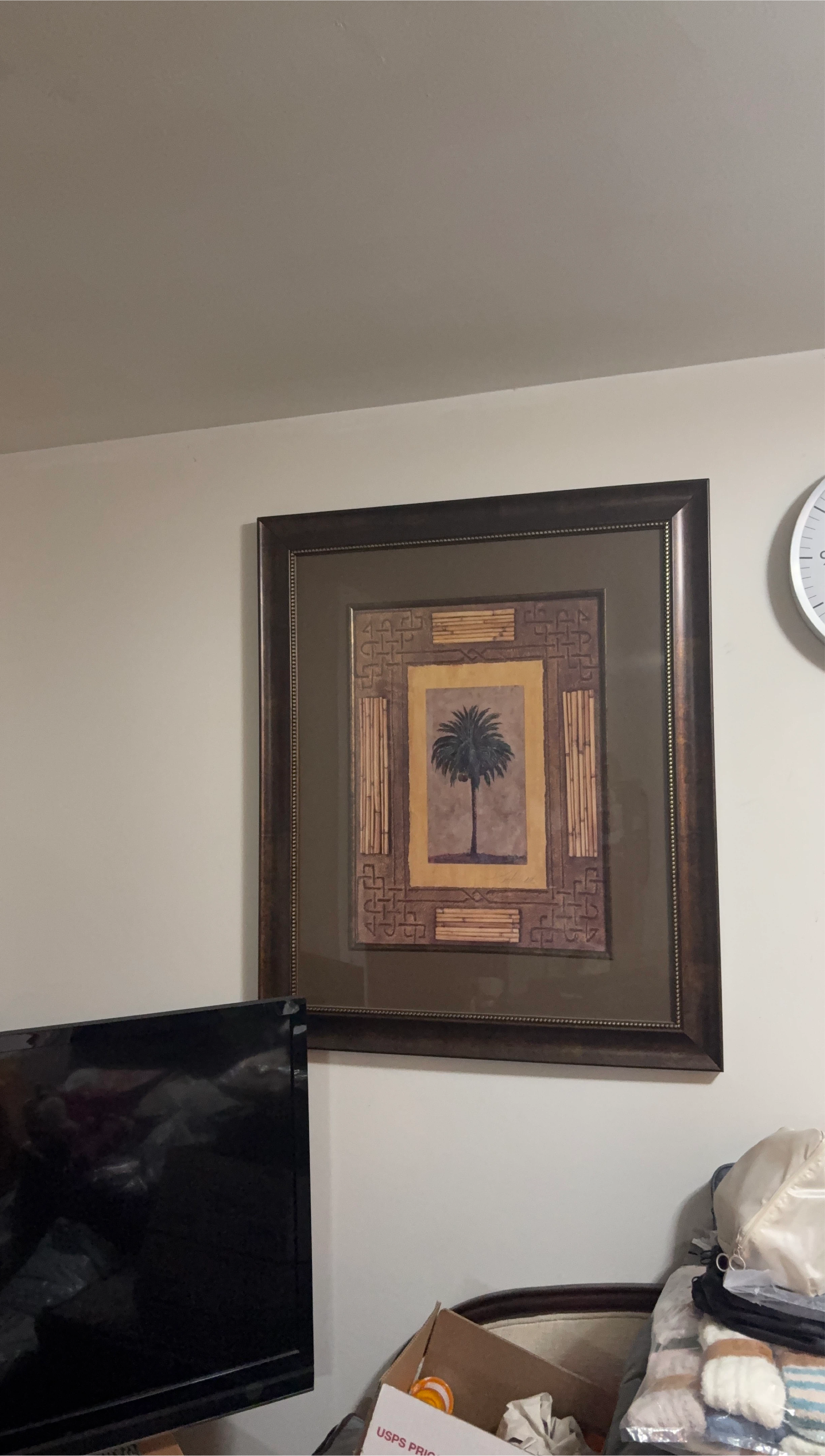 Framed Wall Art - Tropical Palm Tree