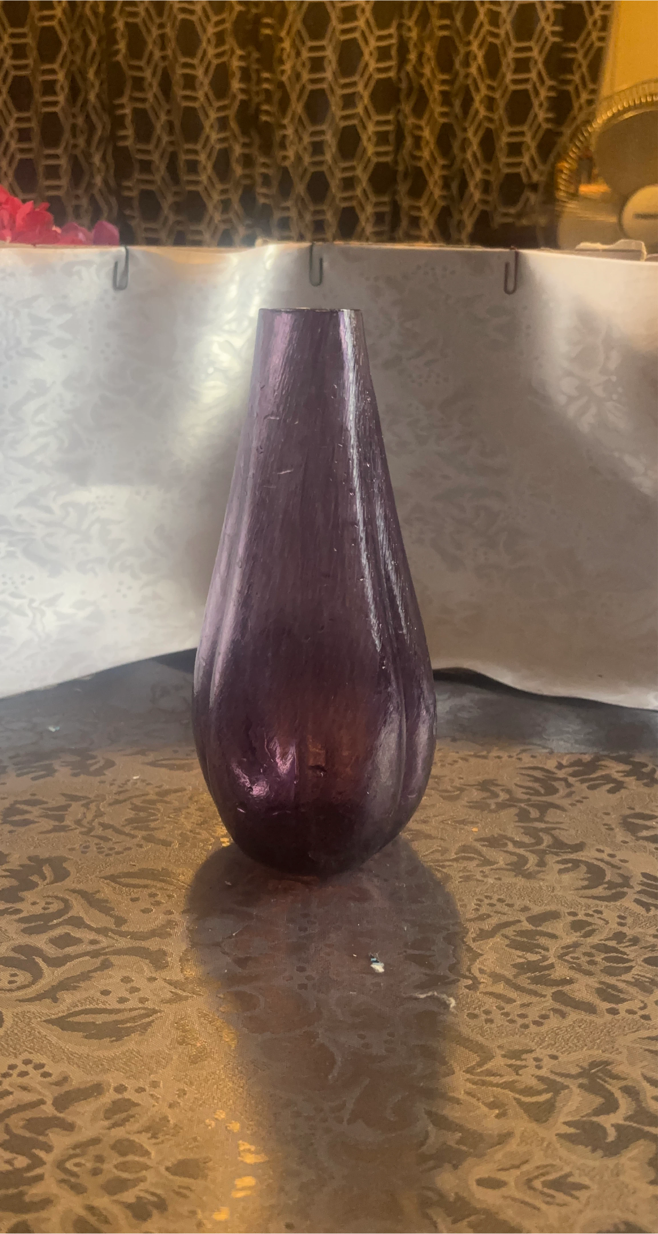 Purple Glass Vase