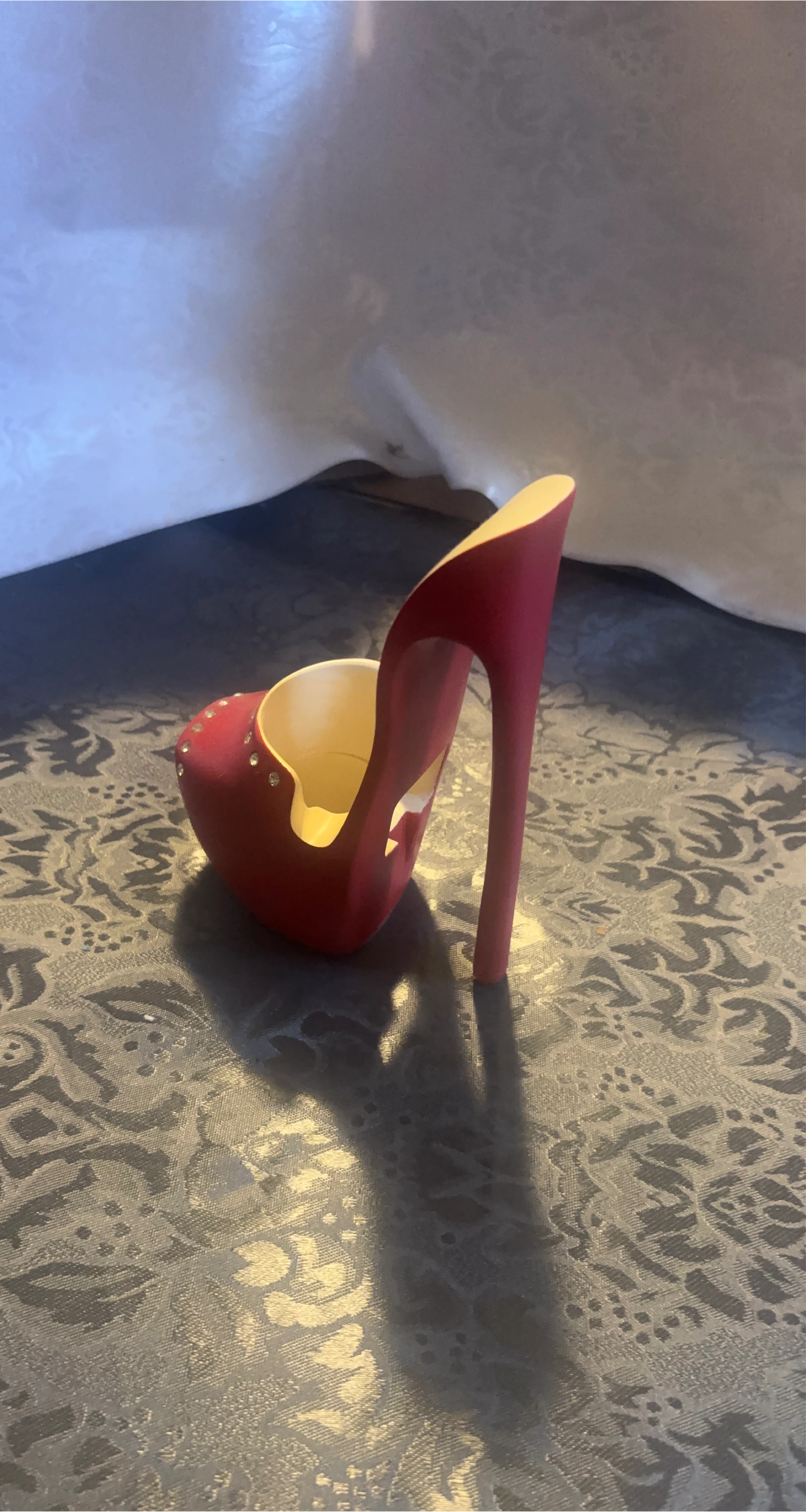 Red Stiletto Heel Decor Piece