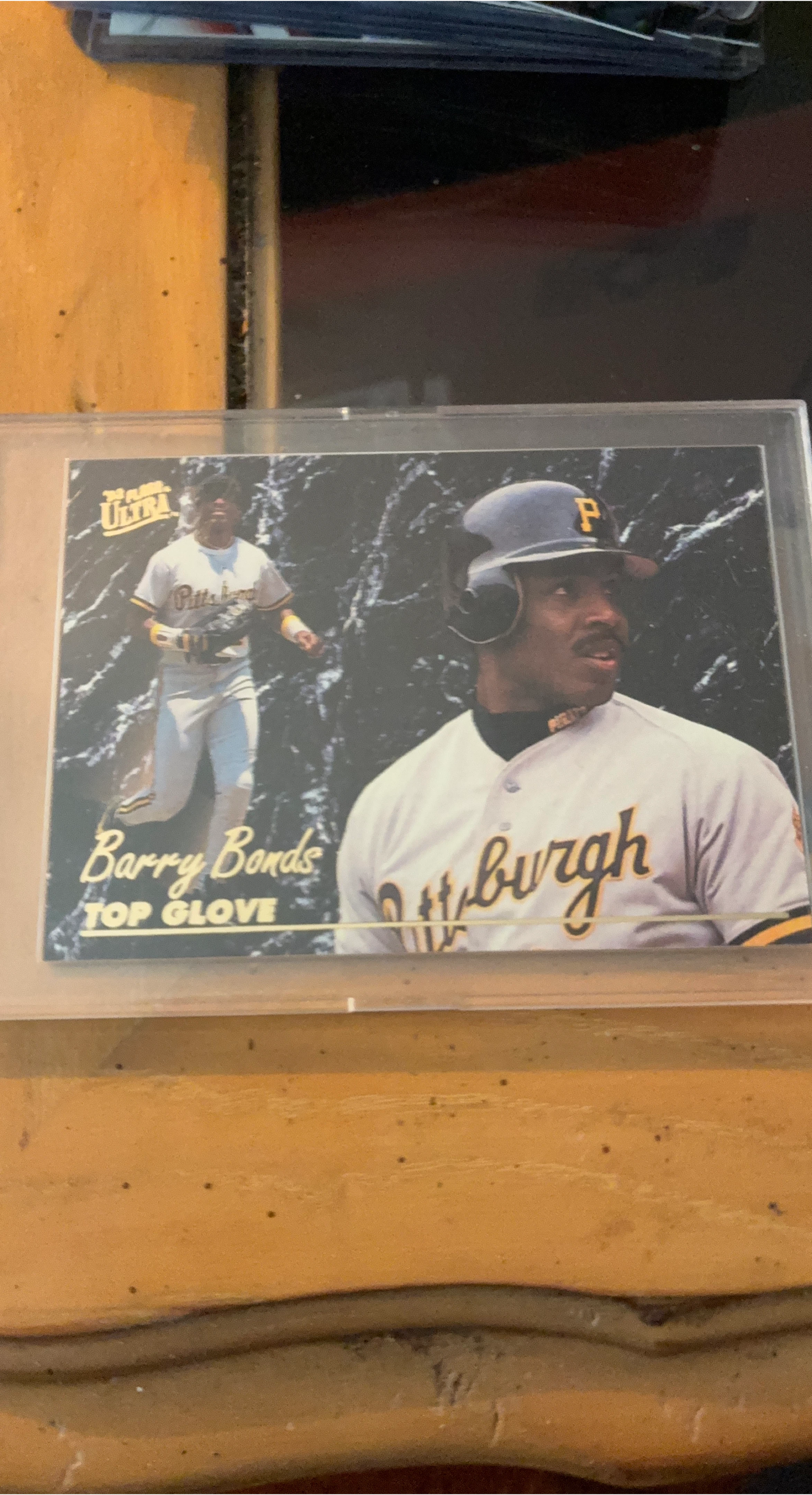 1993 Ultra Platinum Barry Bonds Baseball Card