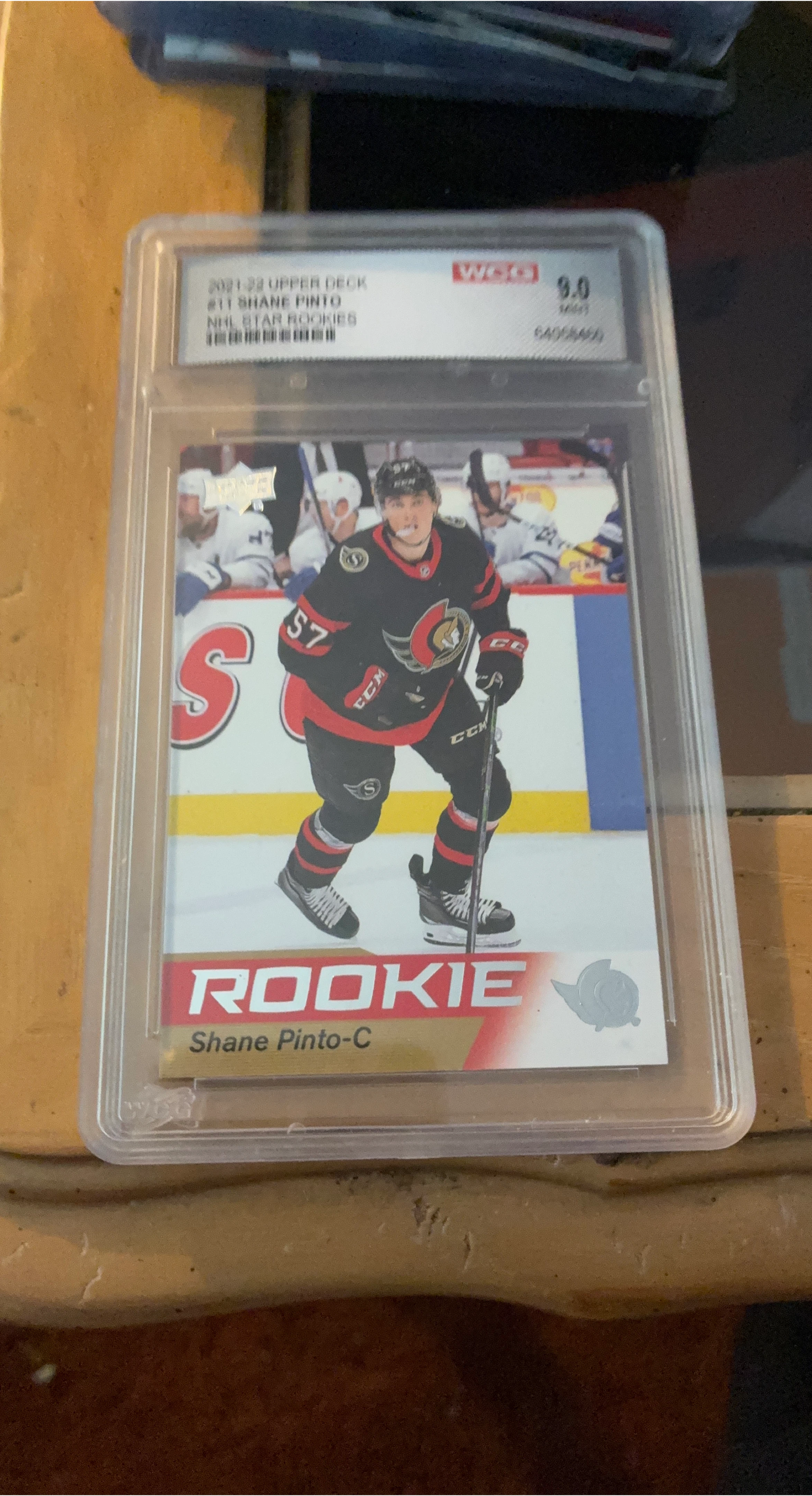 2021-22 Upper Deck Shane Pinto Rookie NHL Card