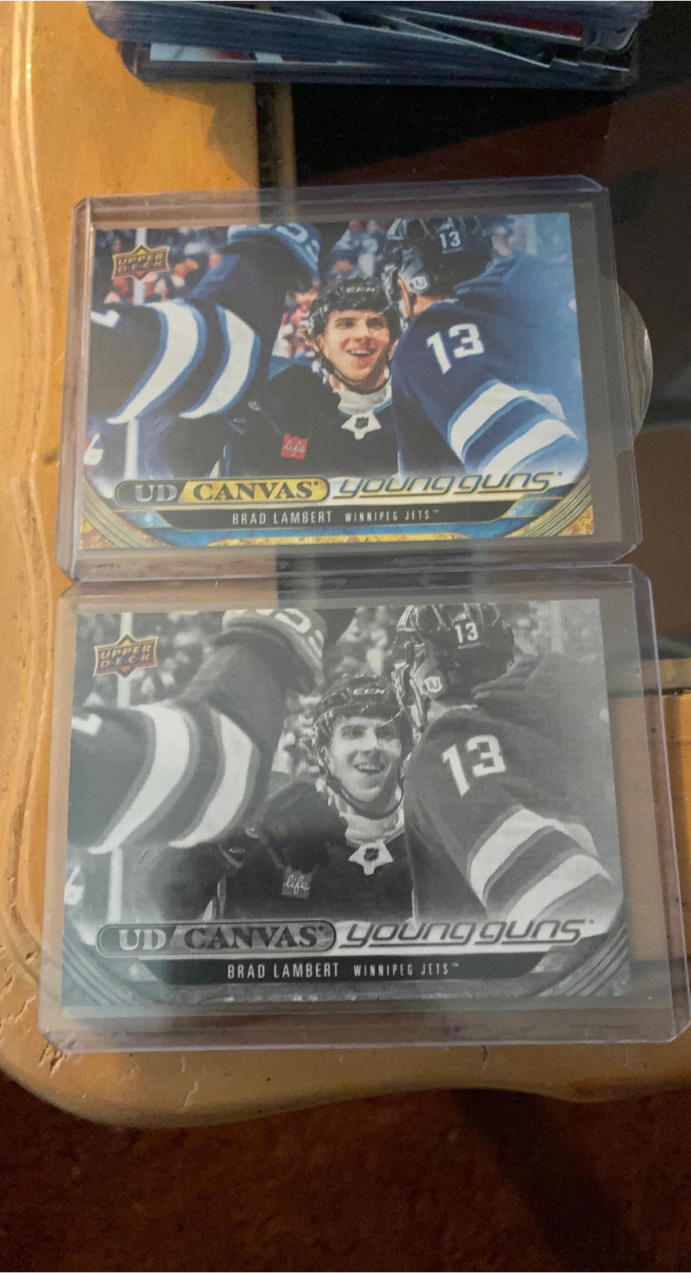 Upper Deck Brad Lambert Young Guns UD Canvas Hockey Card