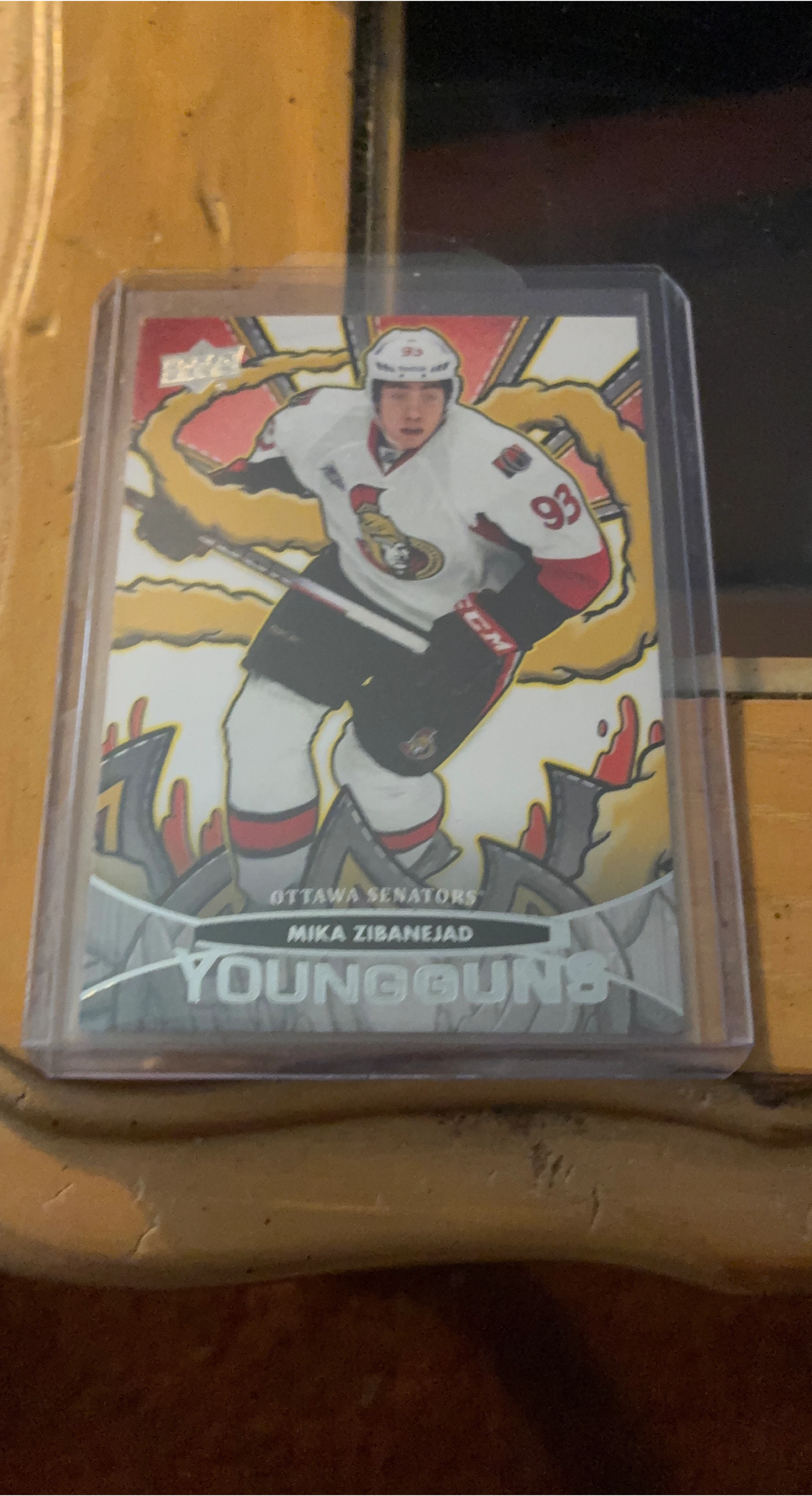 2021-22 Upper Deck Young Guns Mika Zibanejad Rookie Card