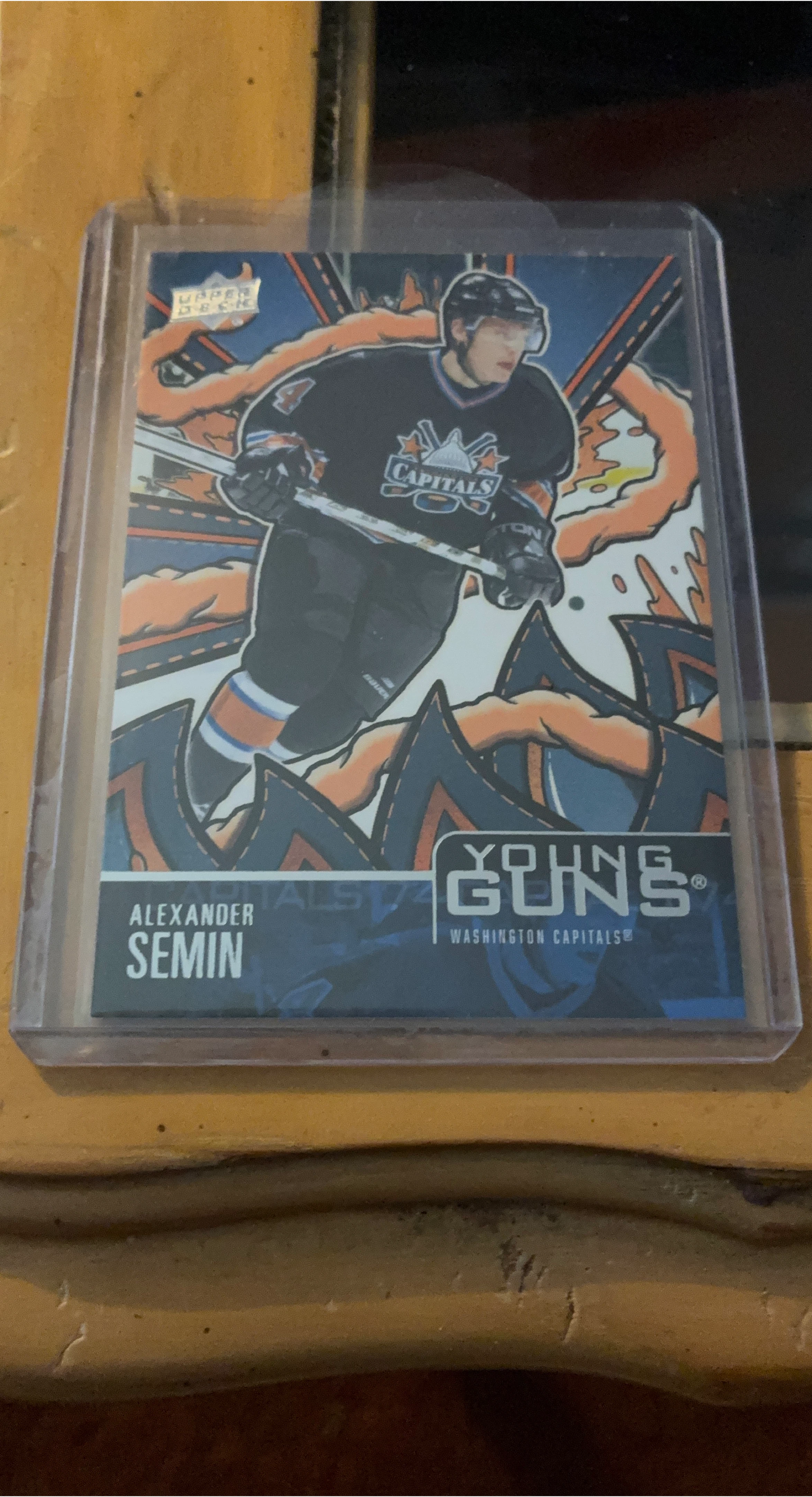 Upper Deck Young Guns Alexander Semin Washington Hockey Card