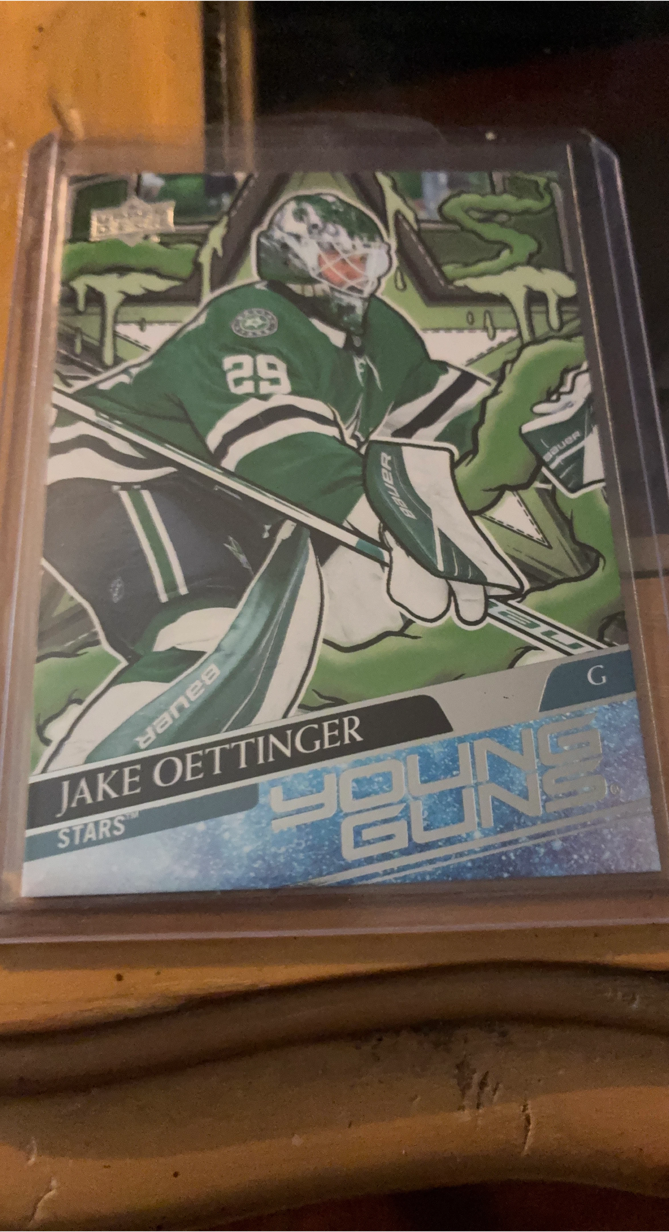 Jake Oettinger Young Guns Hockey Card