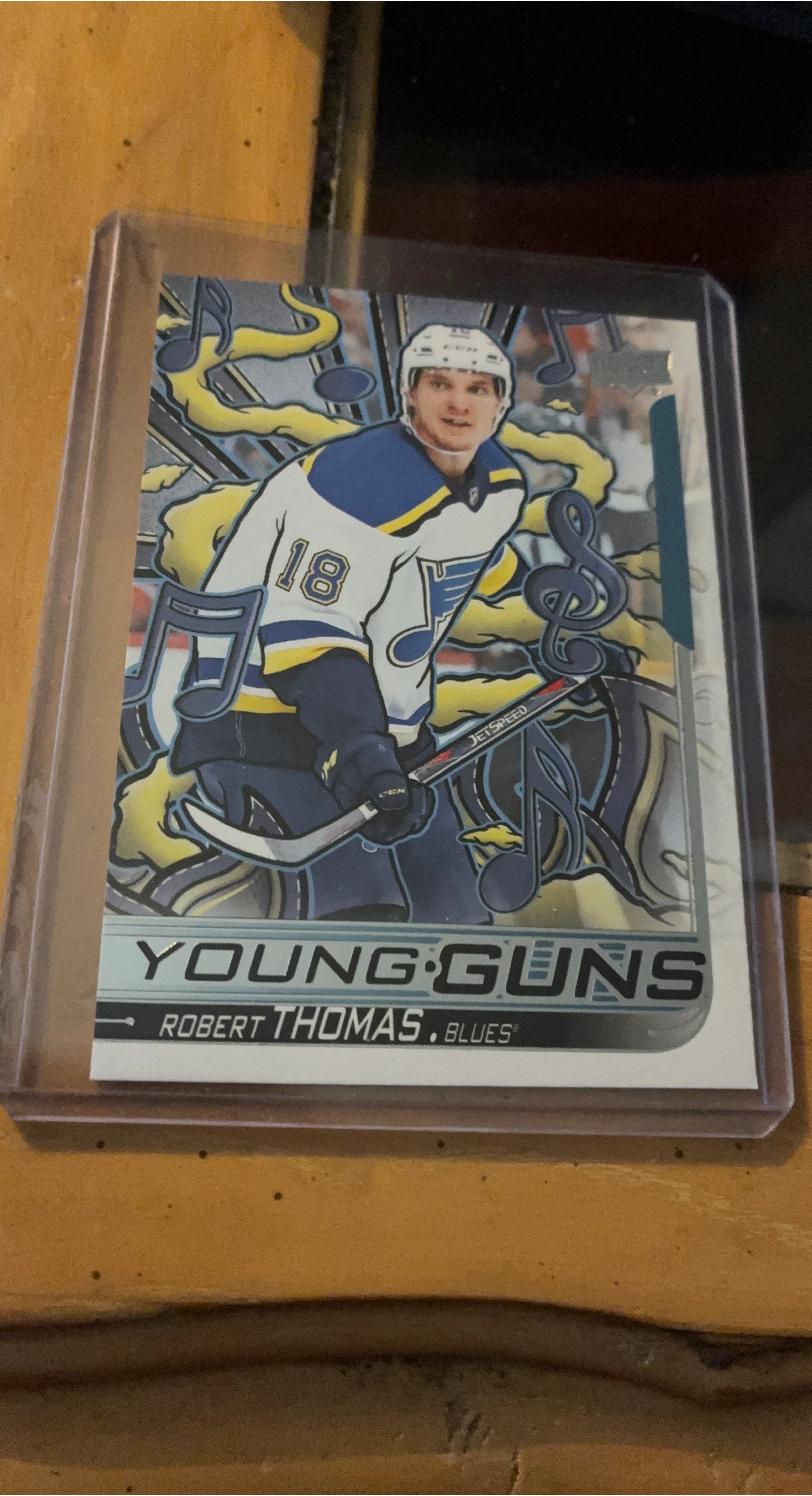 2021-22 Upper Deck Young Guns Robert Thomas Hockey Card