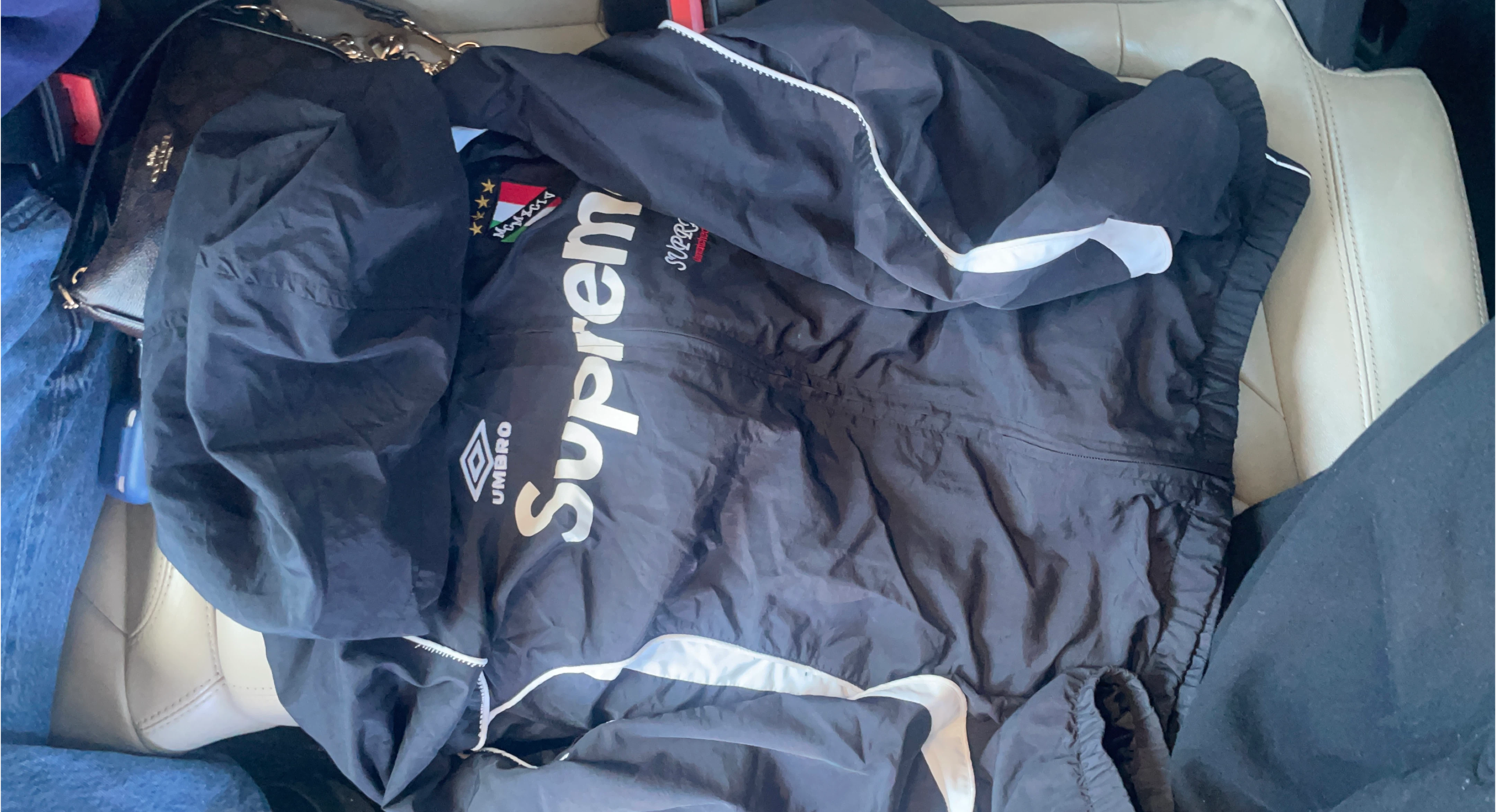 Supreme x Umbro Black Track Jacket